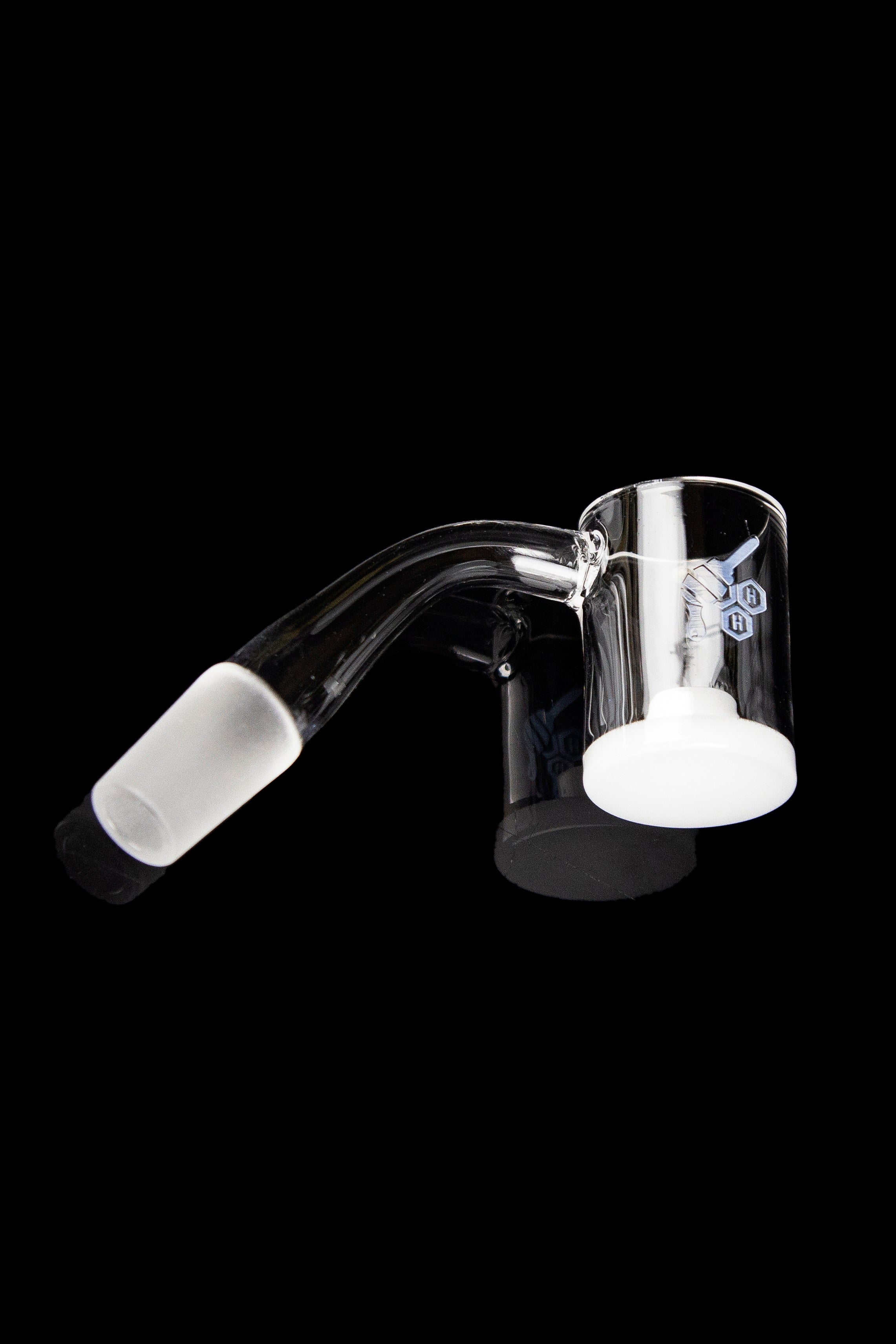 Honeybee Herb Honey & Milk Core Reactor Quartz Banger - Yellow Line: A Must - Have for Dab Enthusiasts