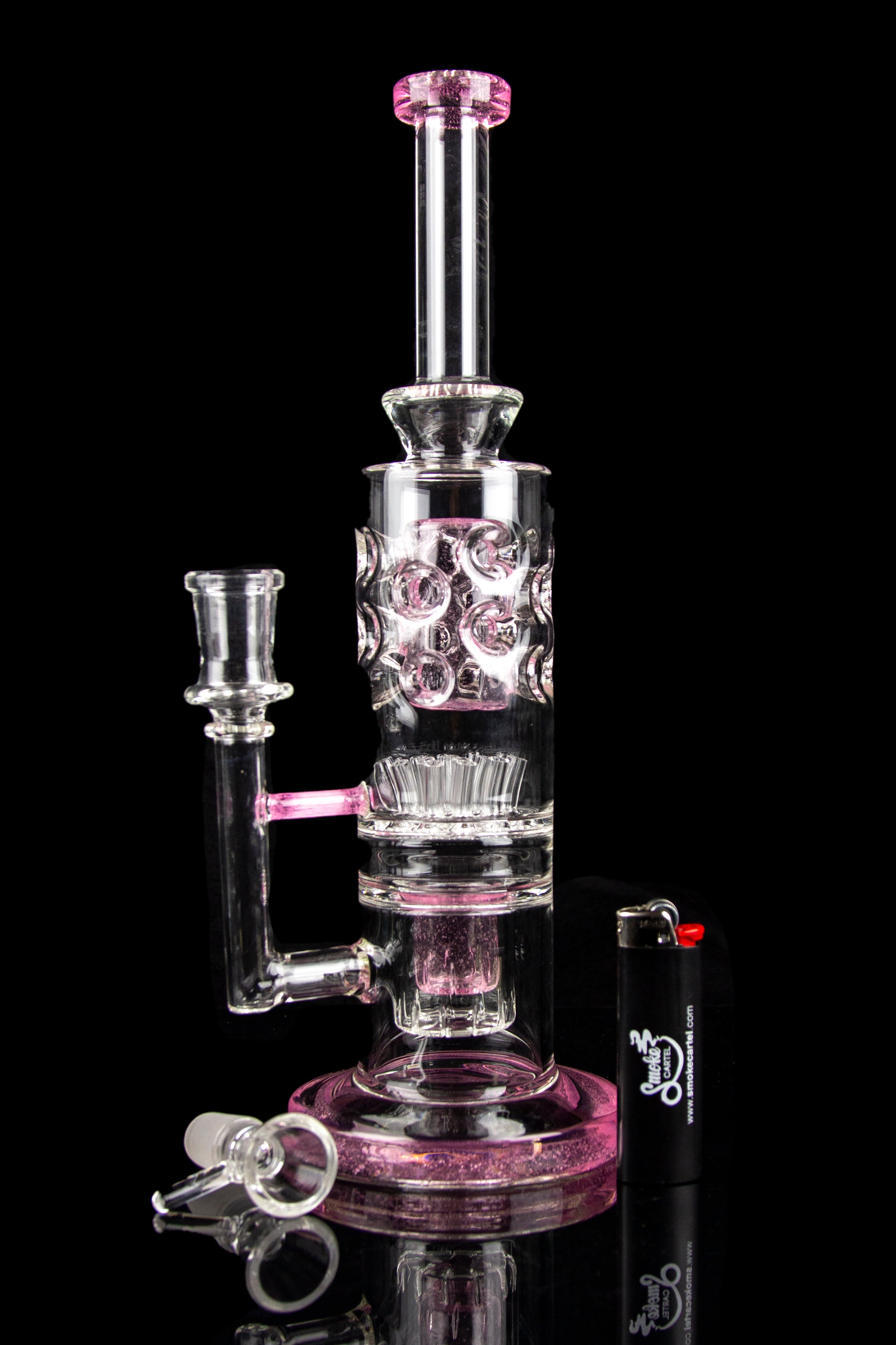 BoroTech Glass Midgard: Inverted Showerhead to Sprinkler Perc Water Pipe