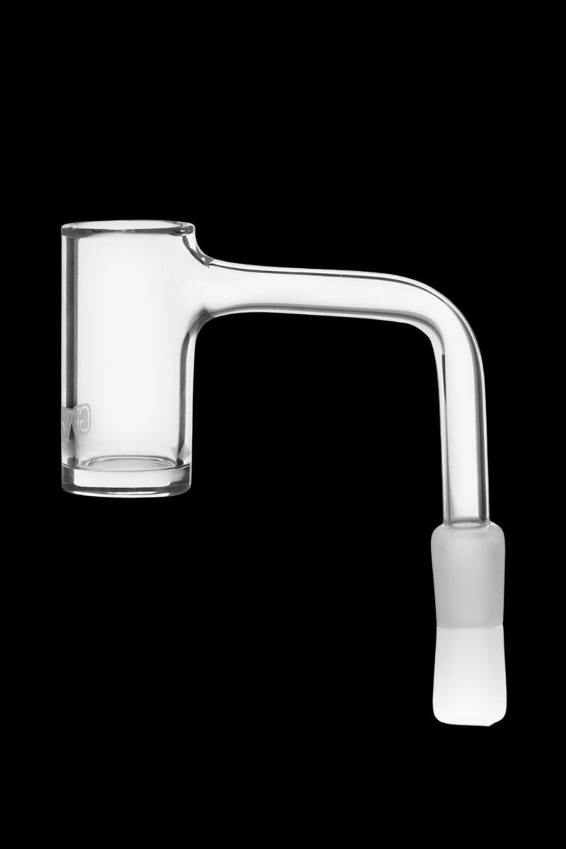 GRAV 14.5mm 90° Premium Seamless Long Neck Quartz Banger for Superior Dabbing