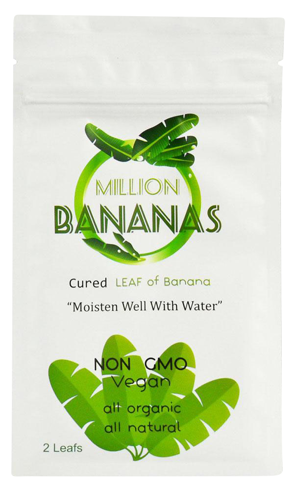 Million Bananas Natural Leaf Wraps - 25-Pack Bulk Deal!