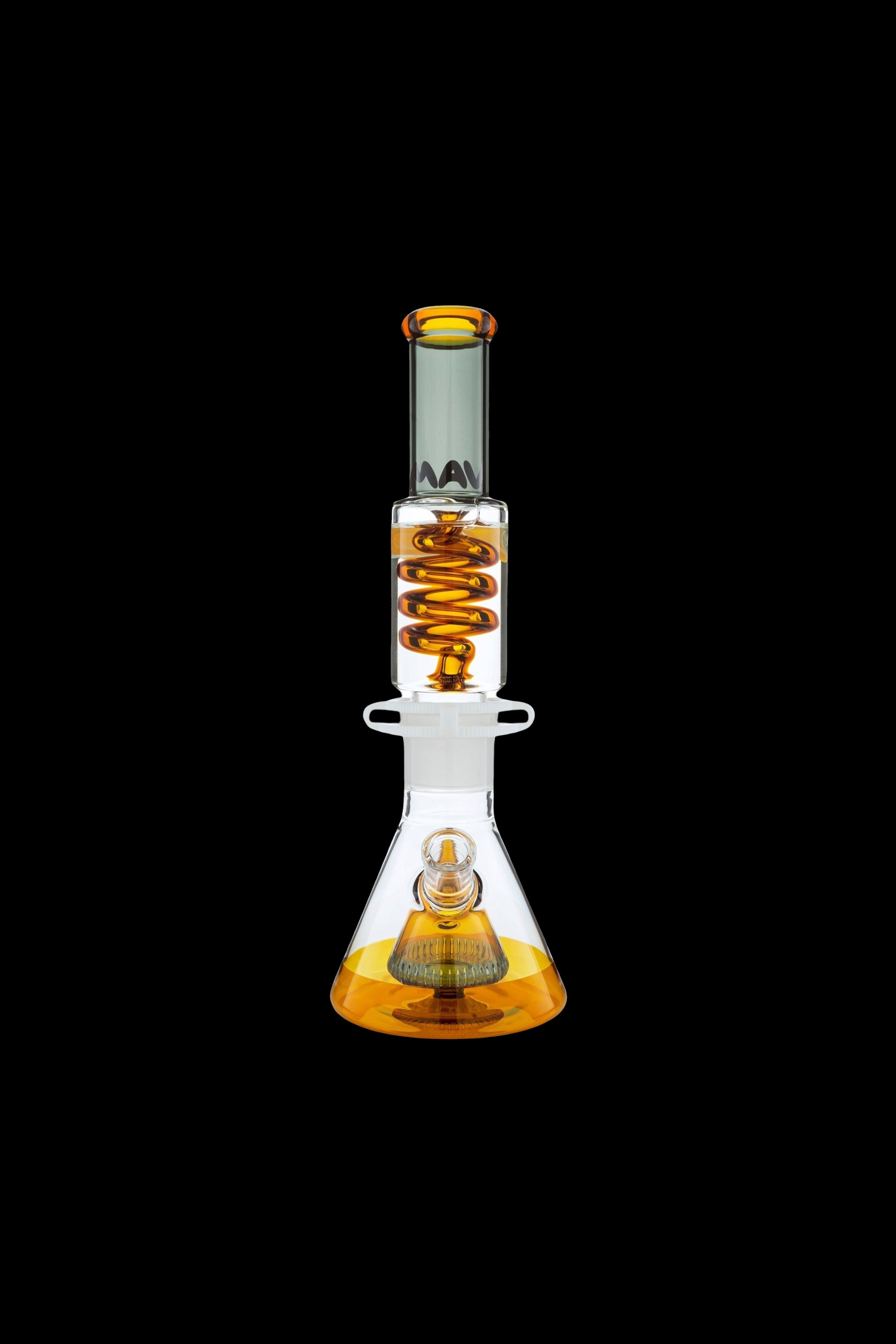 MAV Glass Slitted Pyramid Beaker Freezable Coil System - Premium Smoking Experience