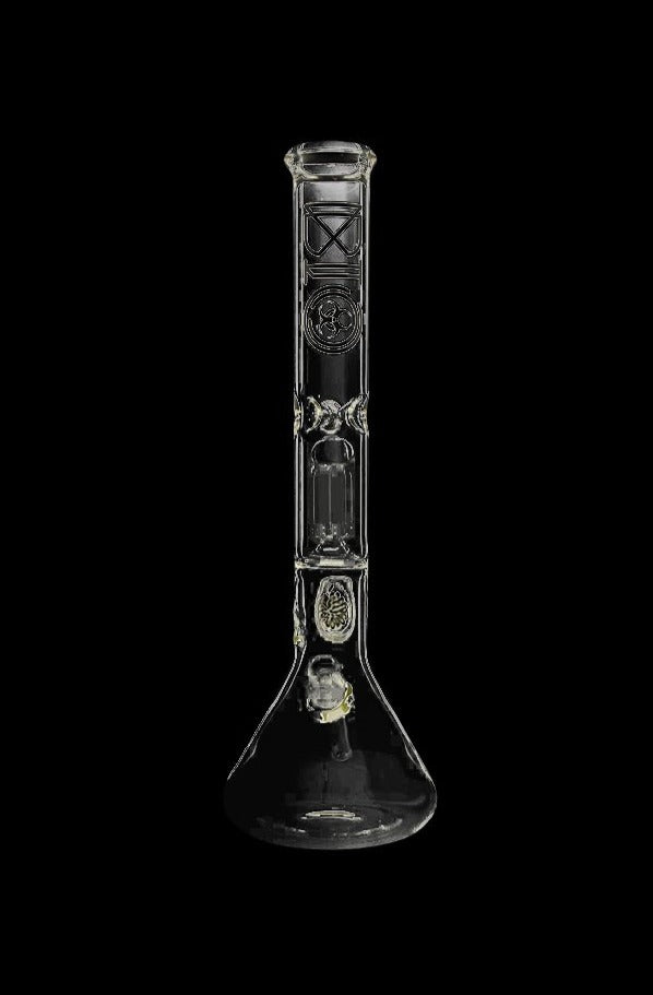 Bio Hazard 18-Inch Ice Bong with 8-Arm Tree Percolator - A Must-Have Smoking Companion