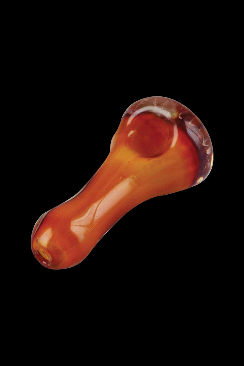 Enchanting Honeycomb Head Glass Spoon Pipe