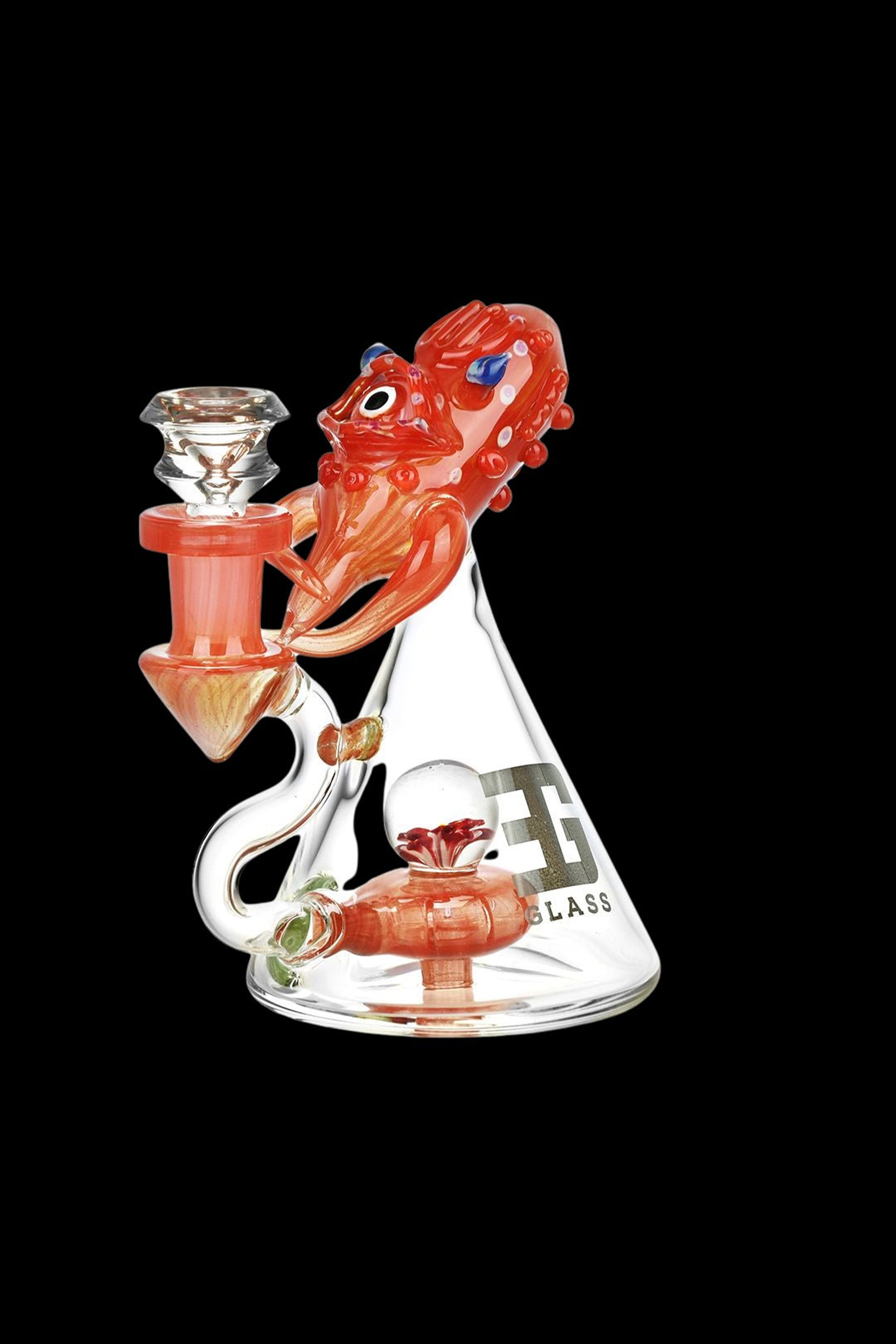 EG Glass Squid-Inspired Glass Water Pipe: A Novelty Smoking Essential