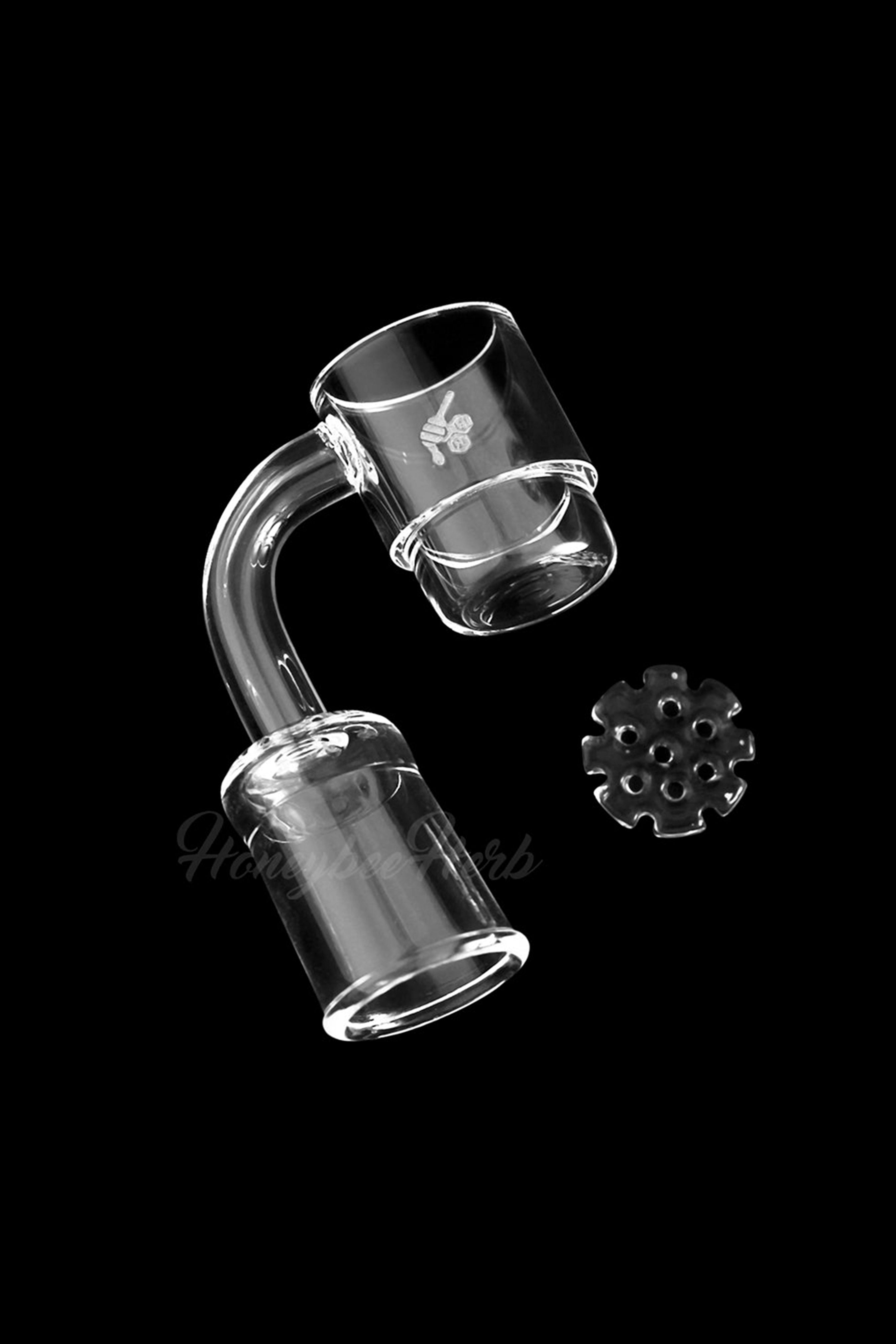 Honeybee Herb's Yellow Line Honey Disc Deep Dish Quartz Banger: A Dabbing Revolution