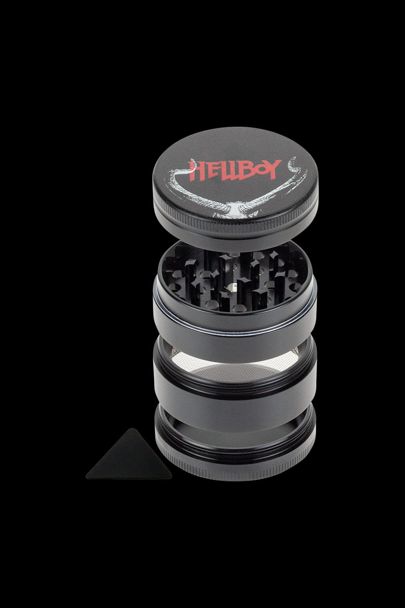 Hellboy Demon Head 4 - part Magnetic Aluminum Herb Grinder