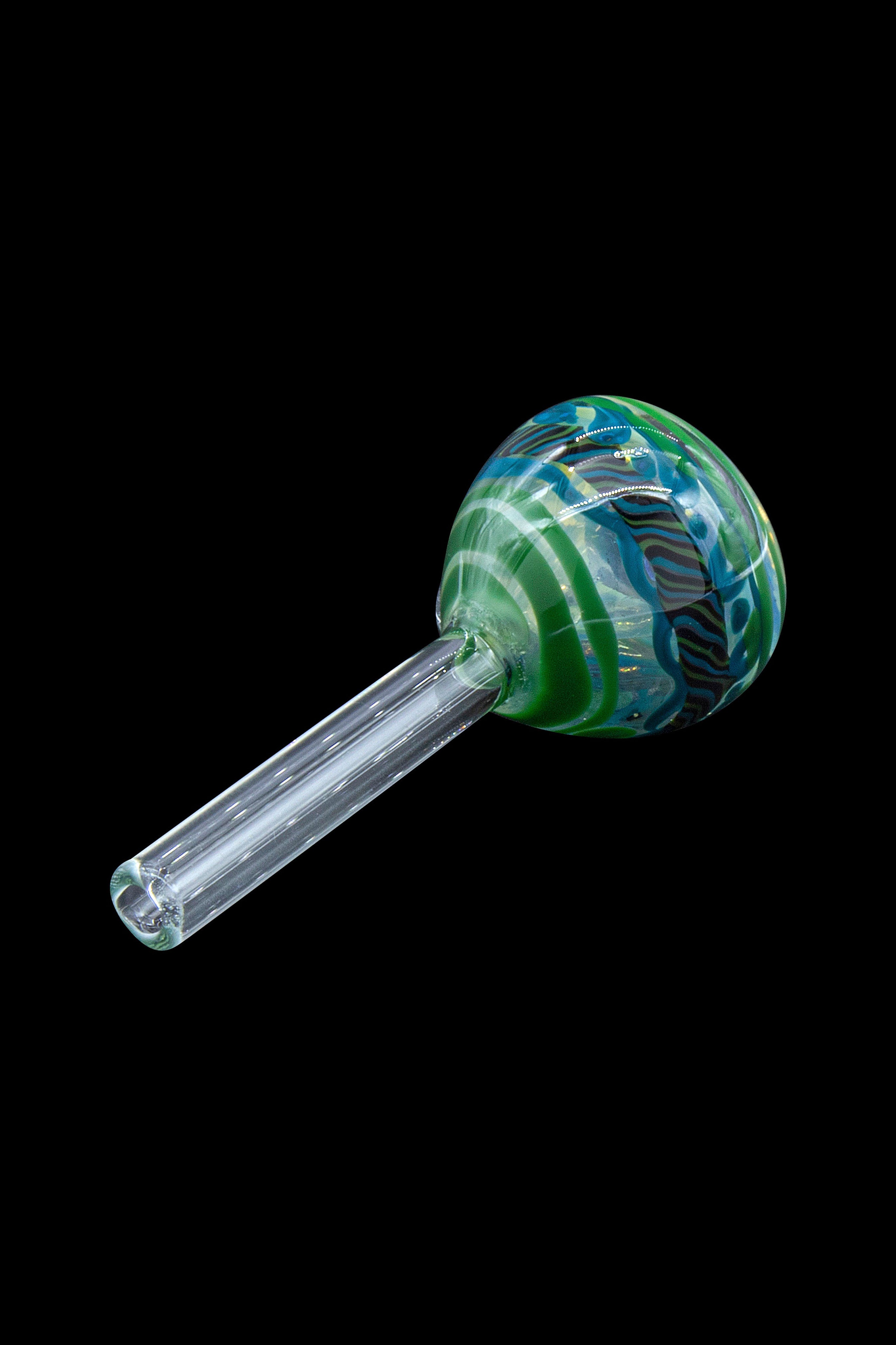 LA Pipes Painted Warrior: Stylish Pull - Stem Slide Bowl