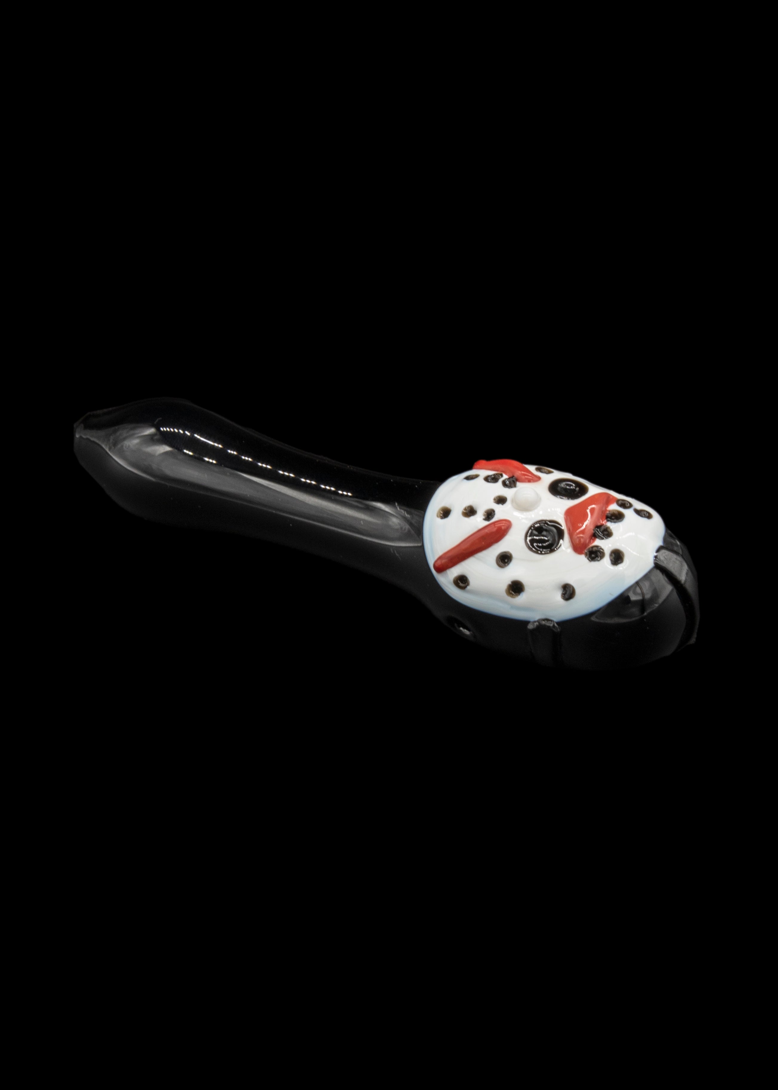 LA Pipes Frightening Hockey Mask Hand Pipe