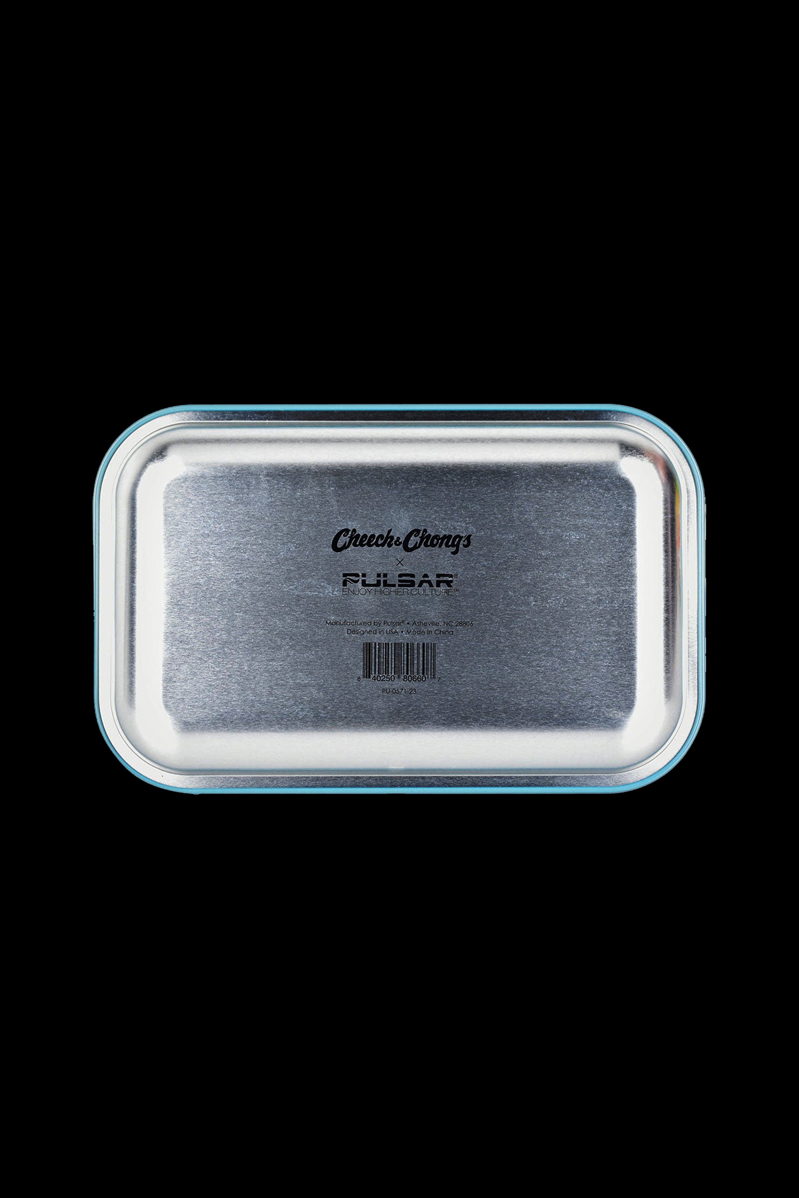 Cheech & Chong x Pulsar 'Love Machine' Metal Rolling Tray - A Must-Have for Smoking Enthusiasts