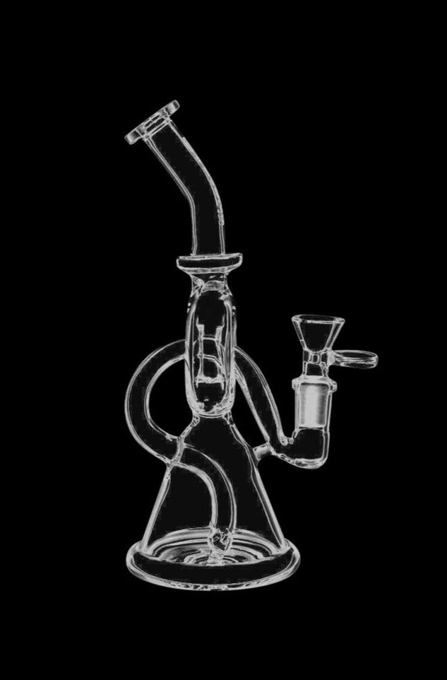 Pulsar Pass-Through Portable Glass Bong: A Stunning Smoking Companion