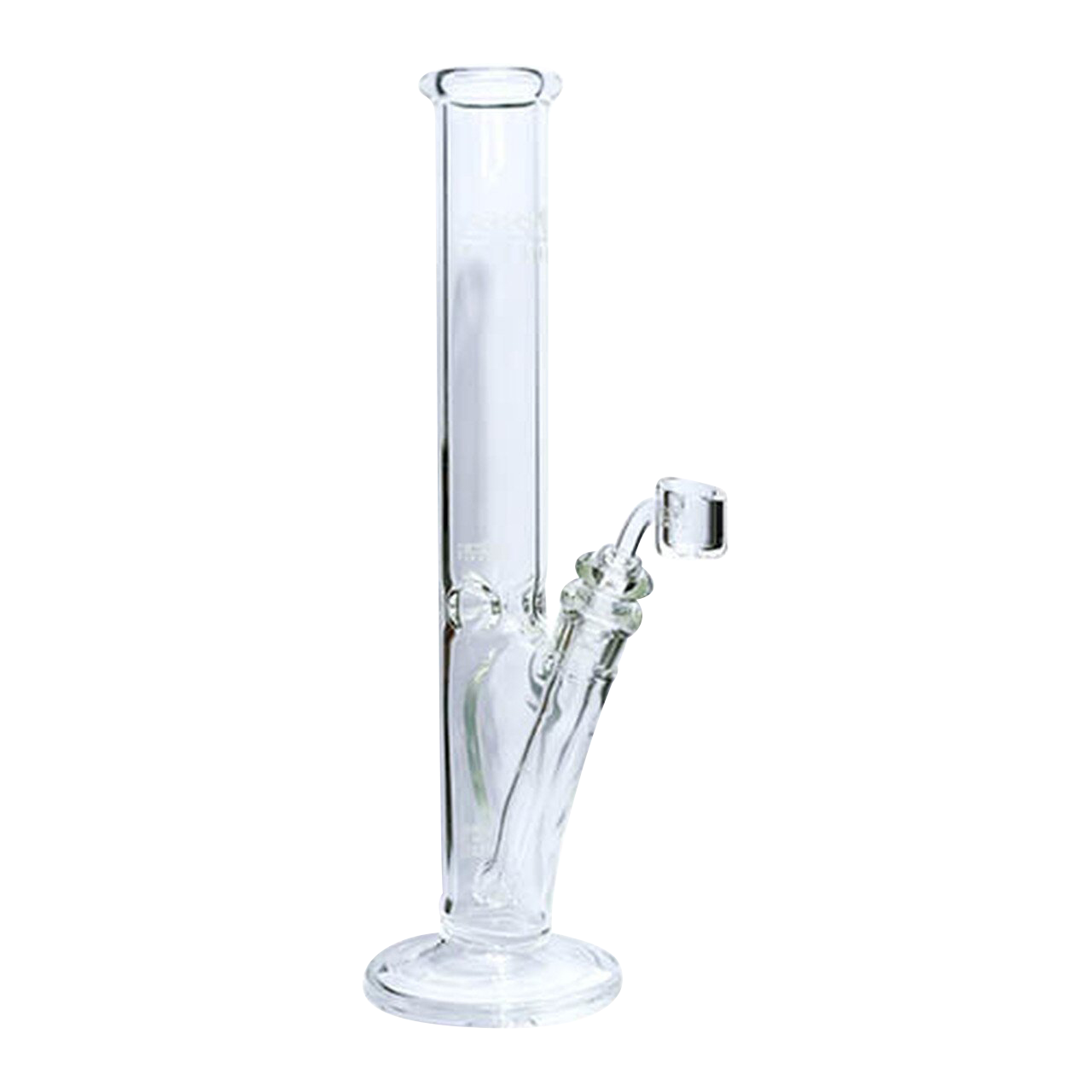 Piranha Glass Straight Tube Bong: Your Ultimate Smoking Companion with Bowl & Banger