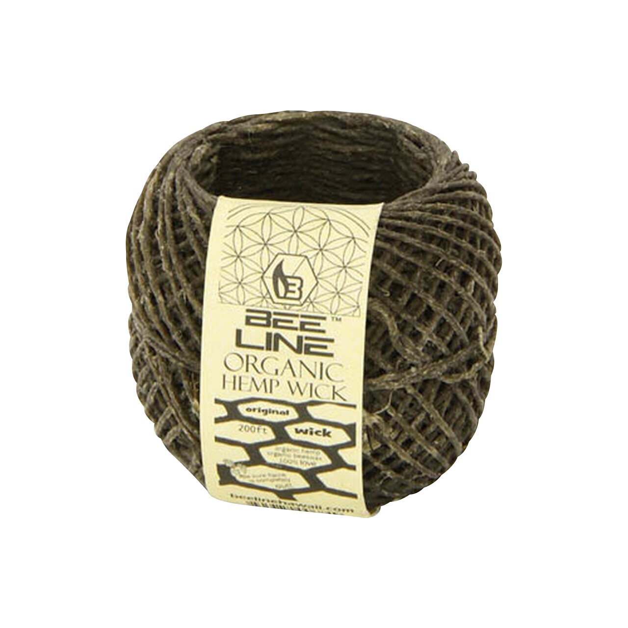 Bee Line 200ft Organic Hemp Wick Spool - The Ultimate Smoking Companion!