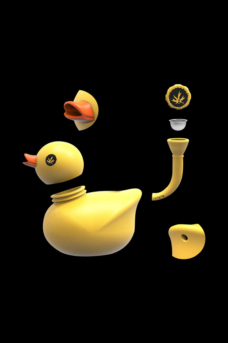 Piecemaker Kwack Silicone Duck Water Pipe - A Fun Smoking Companion