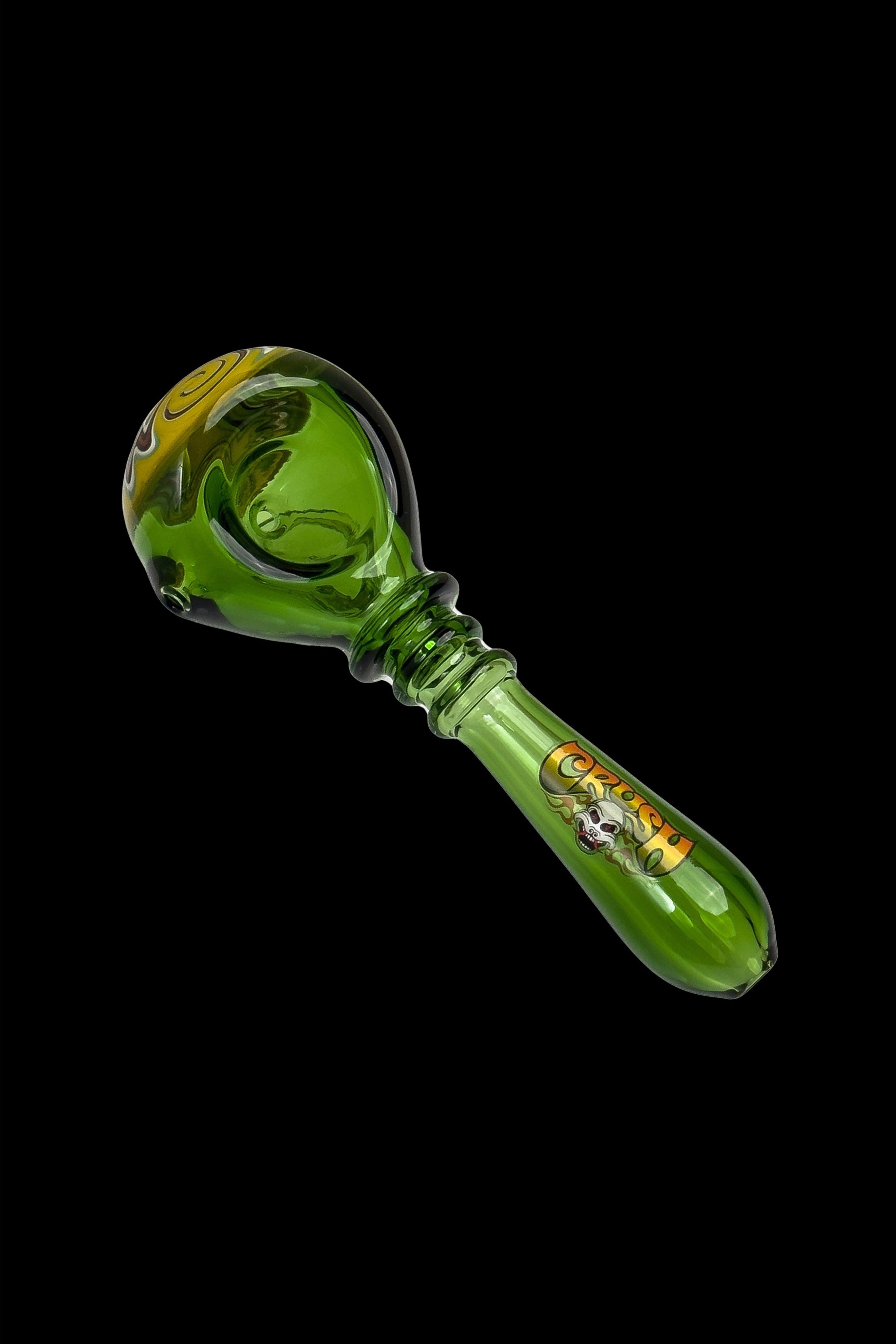 Crush Triple Ring Neck Wig Wag Head Pipe: A Stunning Smoking Marvel