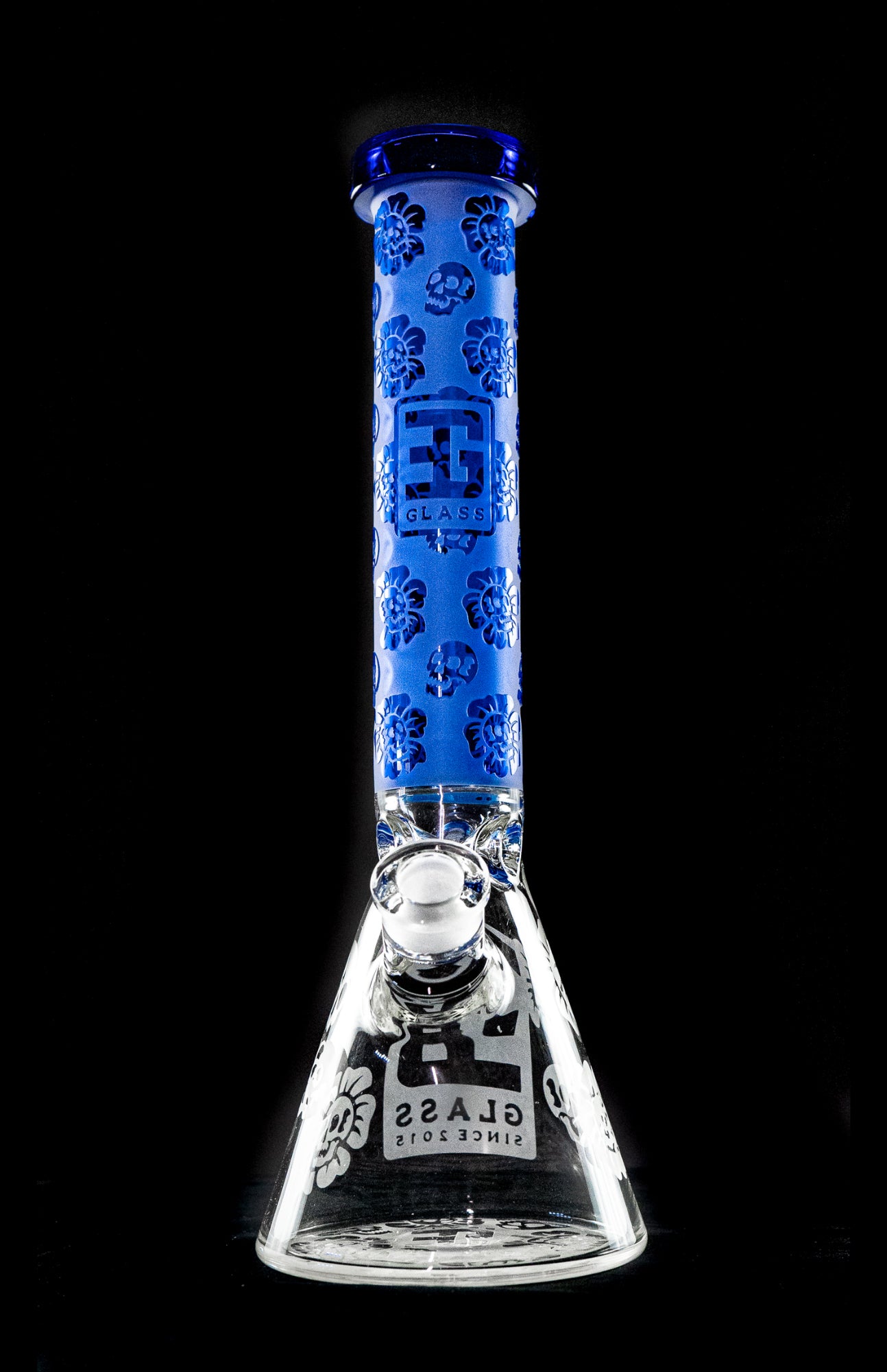 EG Glass Stunning Skull Water Pipe