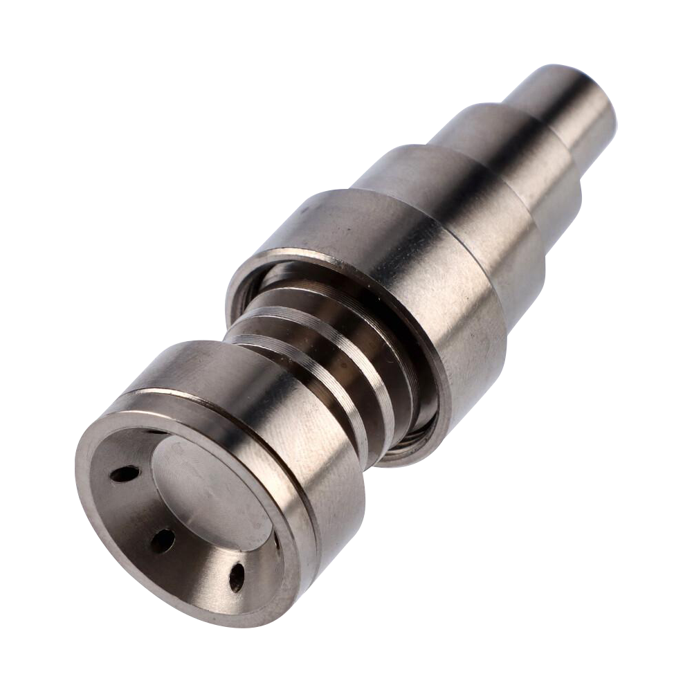 Domeless 6-in-1 Spiral Titanium Nail - Fits Male and Female Joints