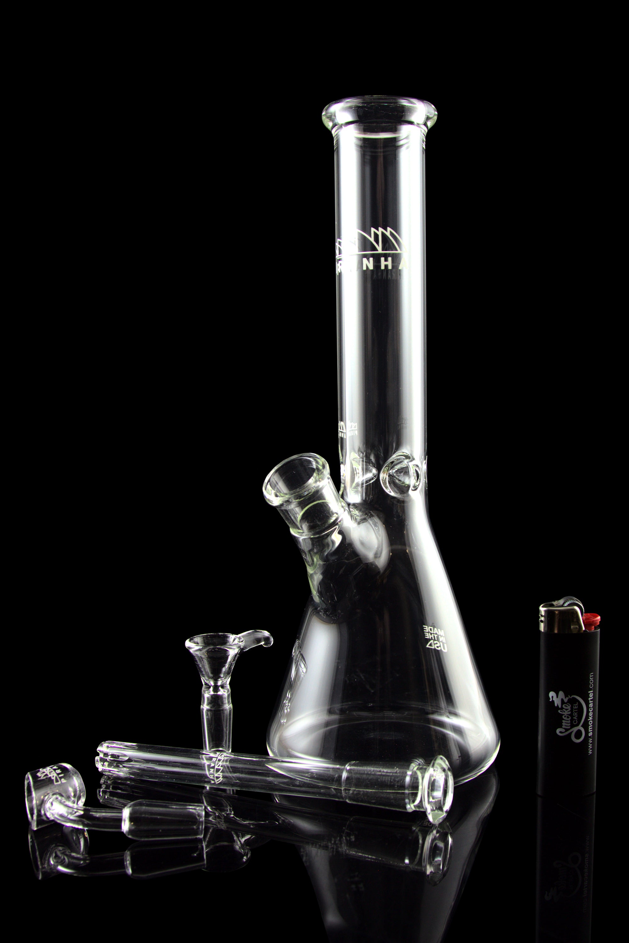 Piranha Premium Glass Beaker Bong Kit - Your Ultimate Smoking Companion