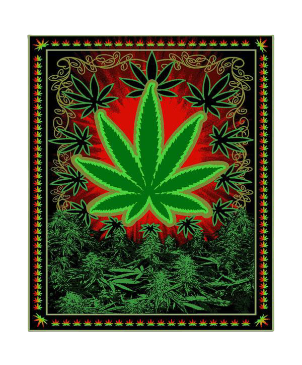 Chicko Leaf Luxury Plush Fleece Blanket - A Retro Decor Gem
