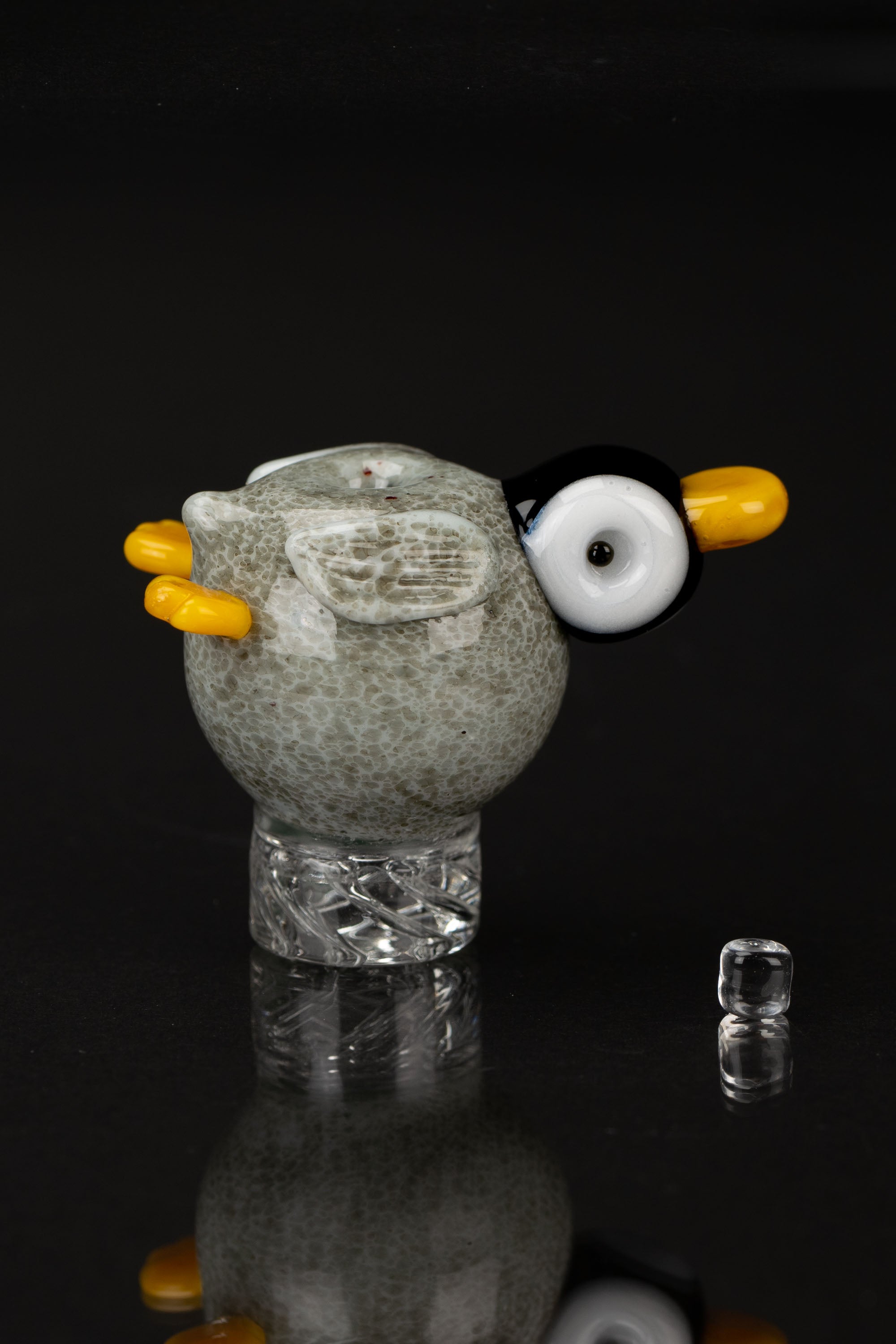 Empire Glassworks' Enchanting Penguin Paulie Spinner Carb Cap