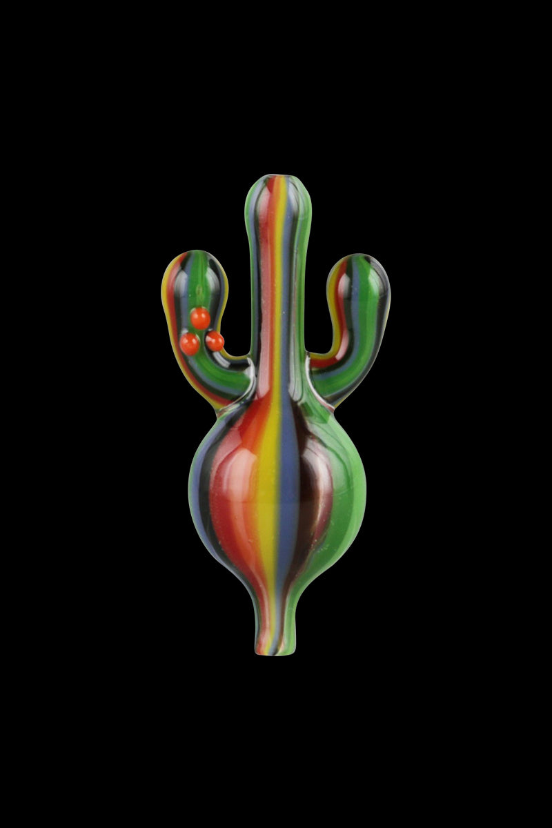Mind - Blowing Psychedelic Cactus UV Glow Bubble Carb Cap