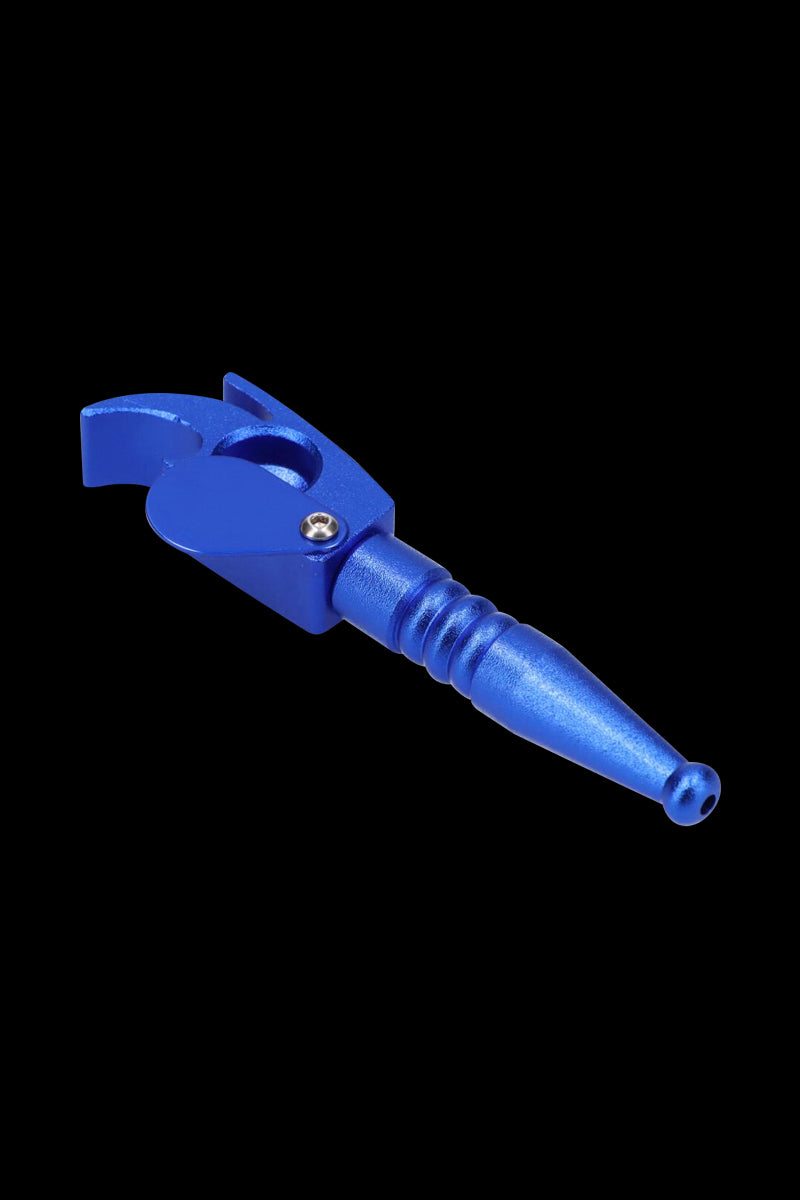 Incredible Metal Hand Pipe with Swivel Lid and Bottle Opener