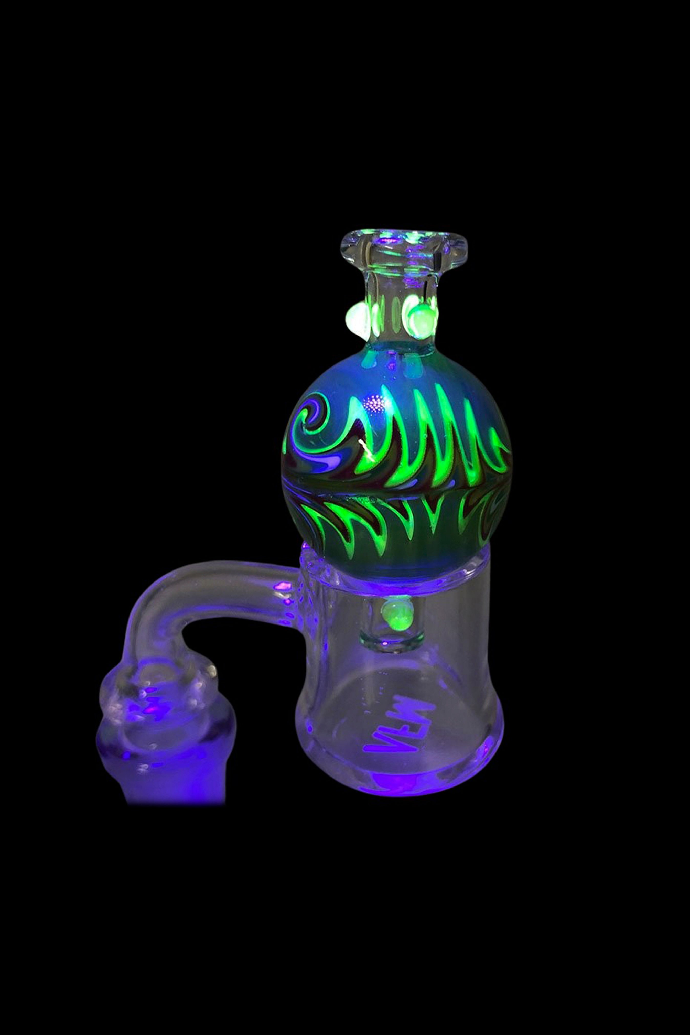 AFM UV-Reactive Glass Carb Cap for Dabbing