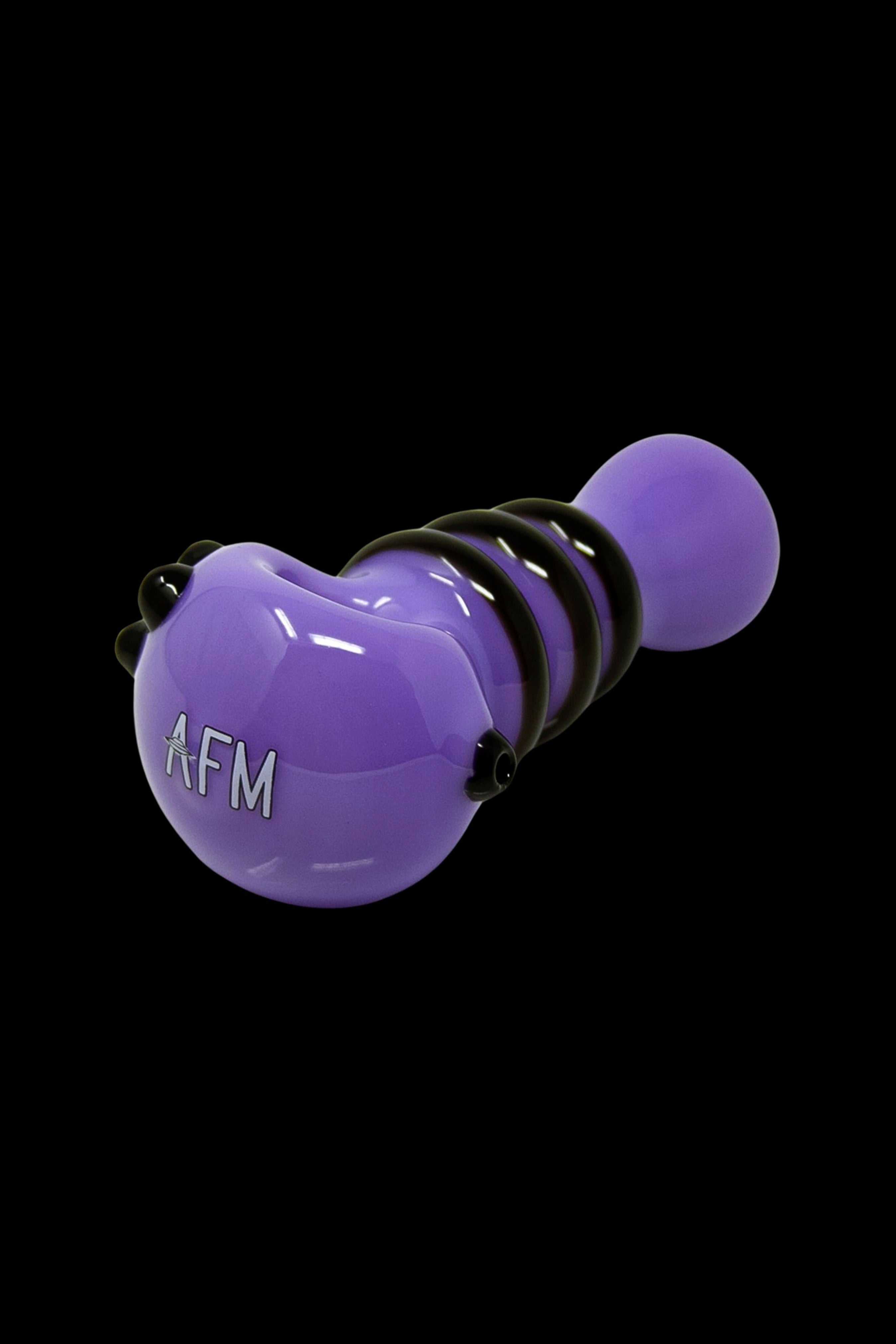 AFM Glass Tiger Stripe Hand Pipe - A Colorful Smoking Delight