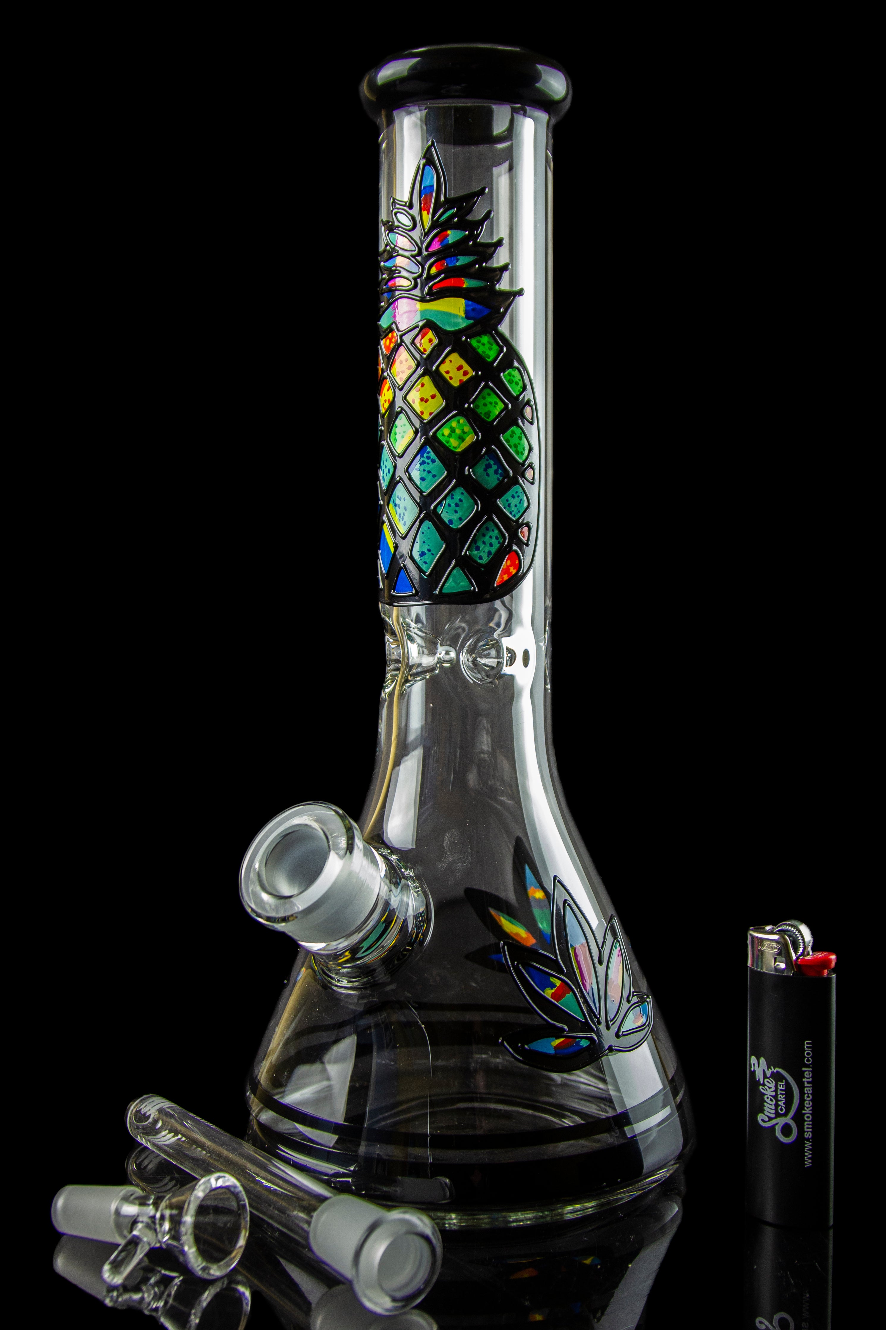 Trippy Pineapple Beaker Bong: A Psychedelic Smoking Experience