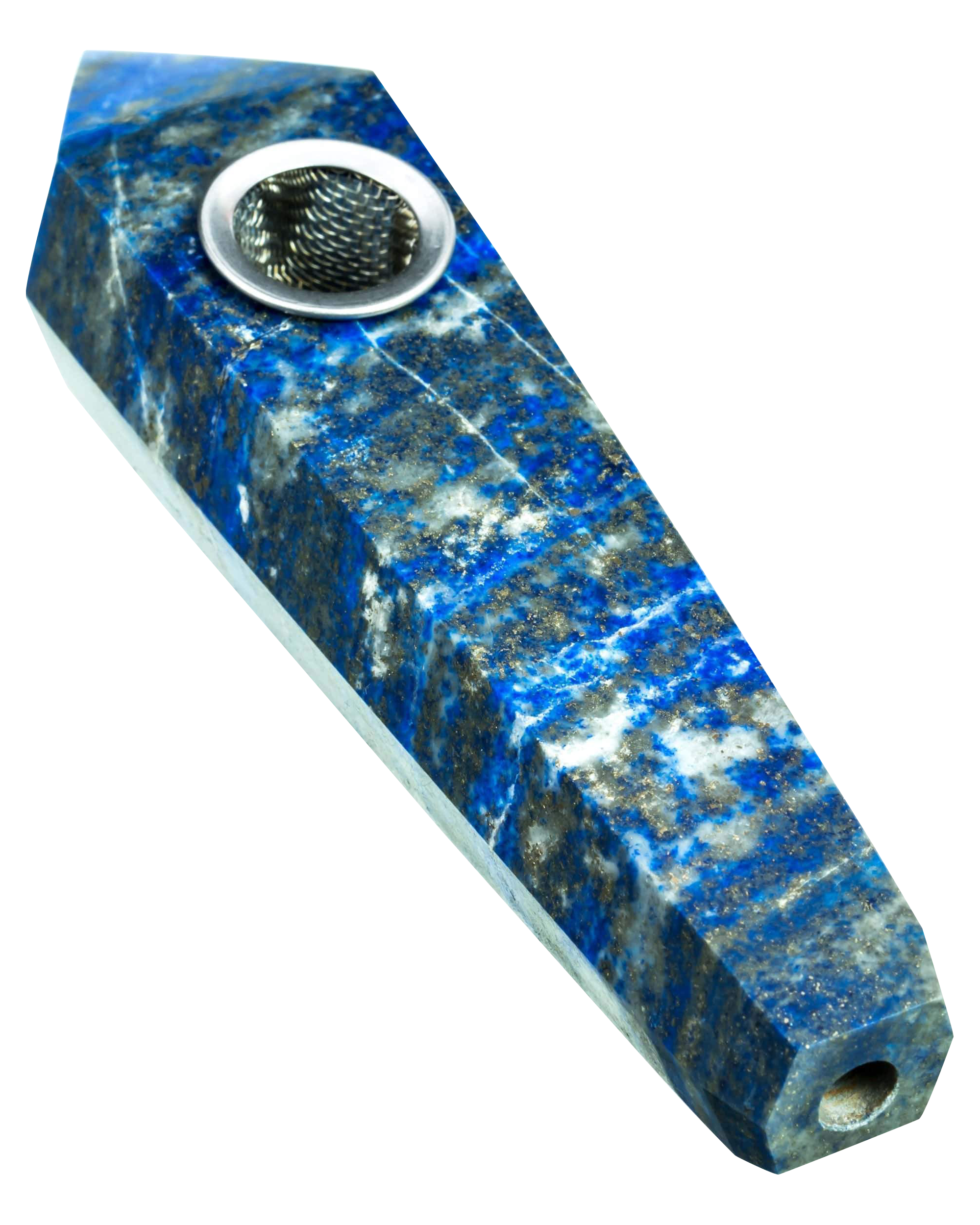 Exquisite Lapis Lazuli Quartz Stone Pipe