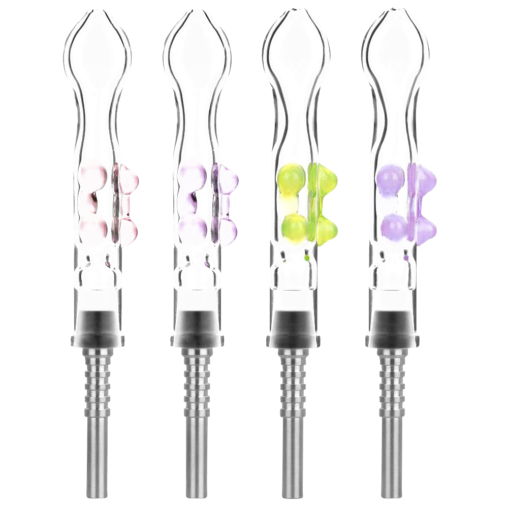 Stylish Flat Pinch Dab Collector with Titanium Tip
