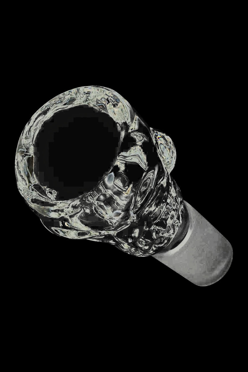 Stunning Clear Glass Skull Bowl