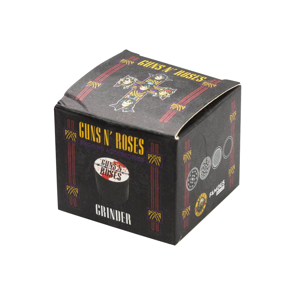 Guns N' Roses Attitude 4-Piece Dry Herb Grinder - Rock Your Herb Grinding!