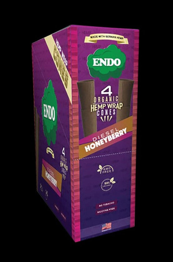 Endo Organic Hemp Wrap Cones - 15 Pack: Pure Smoking Pleasure!