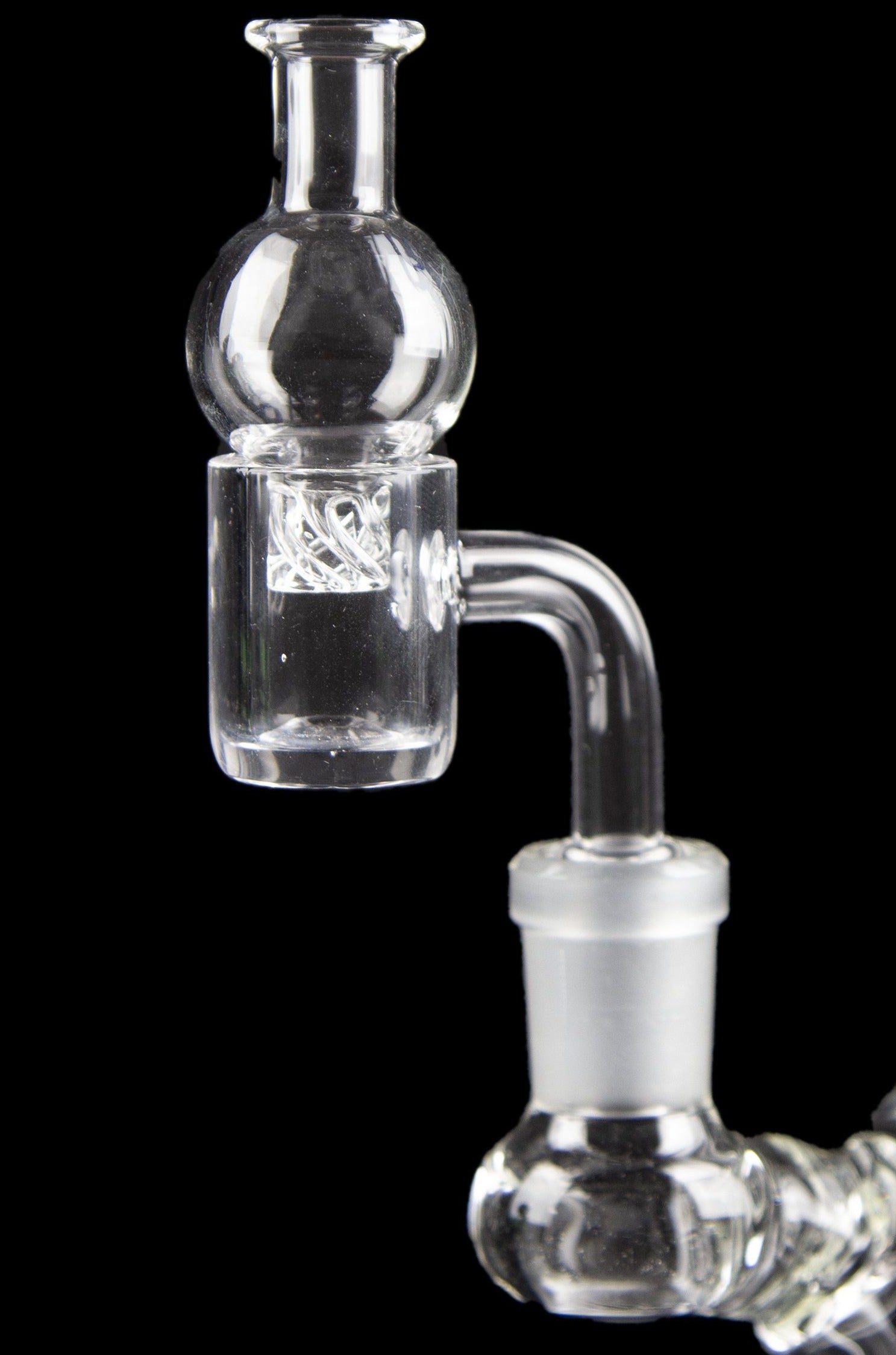 Crystal Clear Spherical Carb Cap - Maximize Your Dabbing Experience!