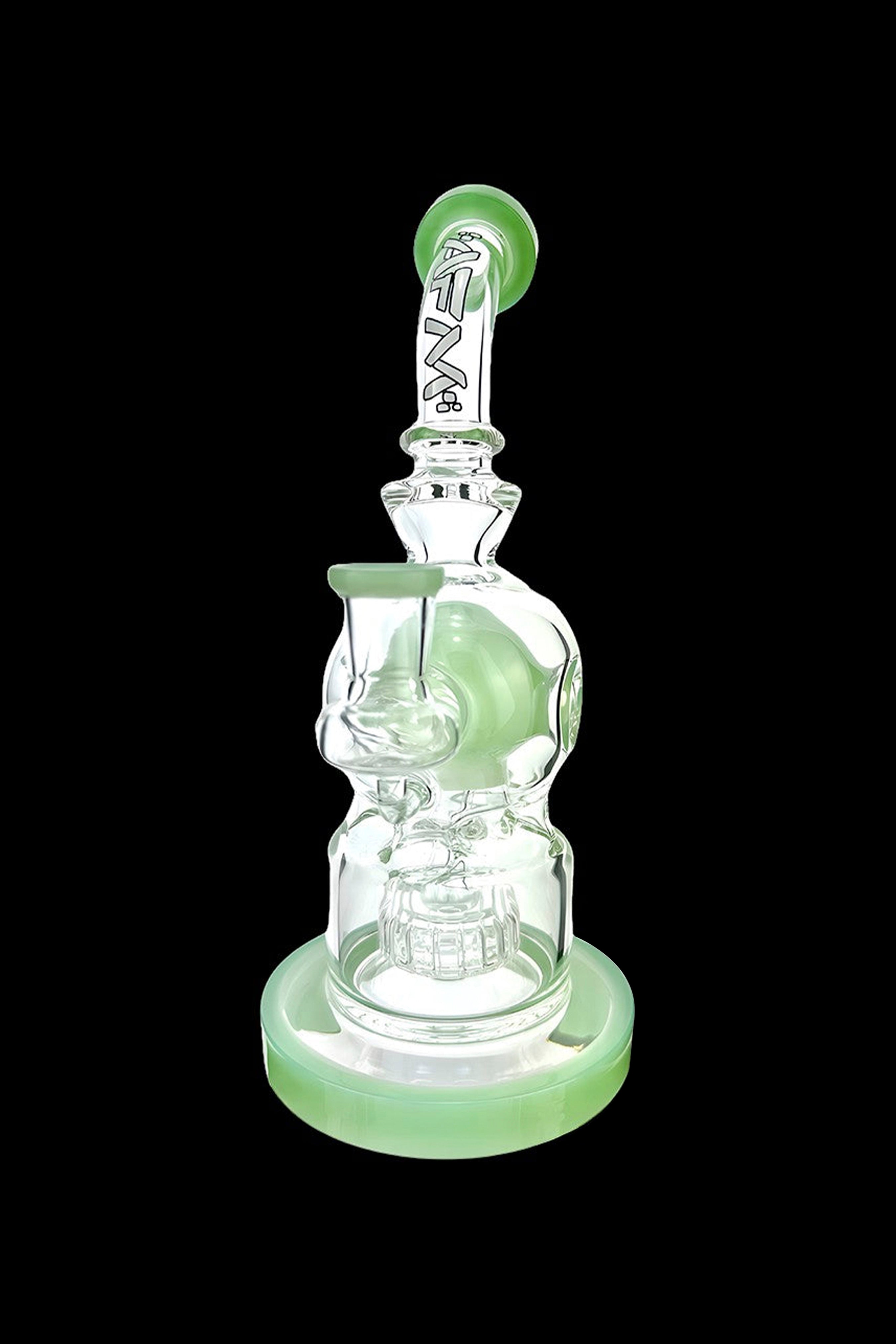 AFM Swiss Glass Shower-Head Perc Glass Water Pipe: A Dabbing Delight
