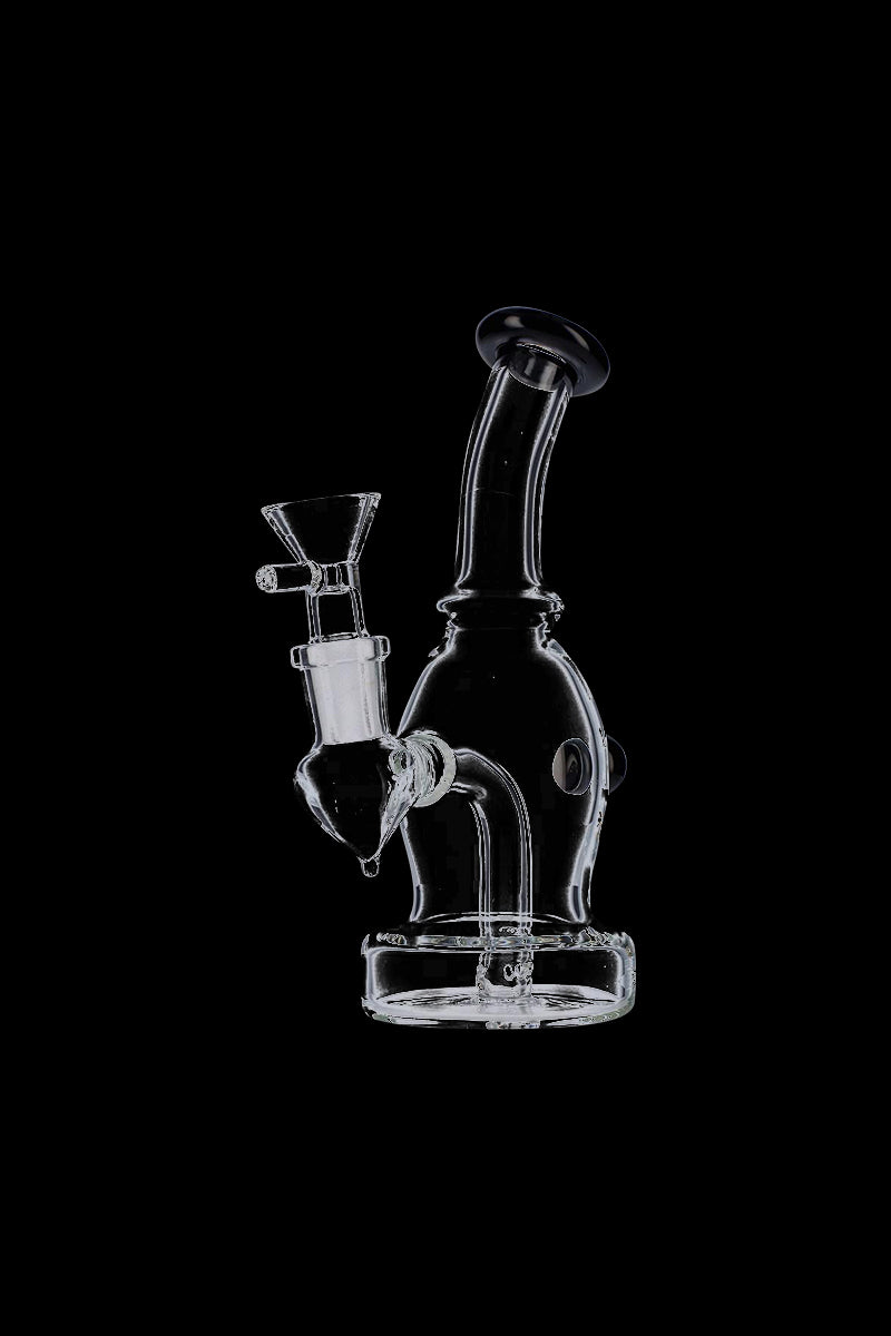 Stunning Bent Neck Glass Bubbler