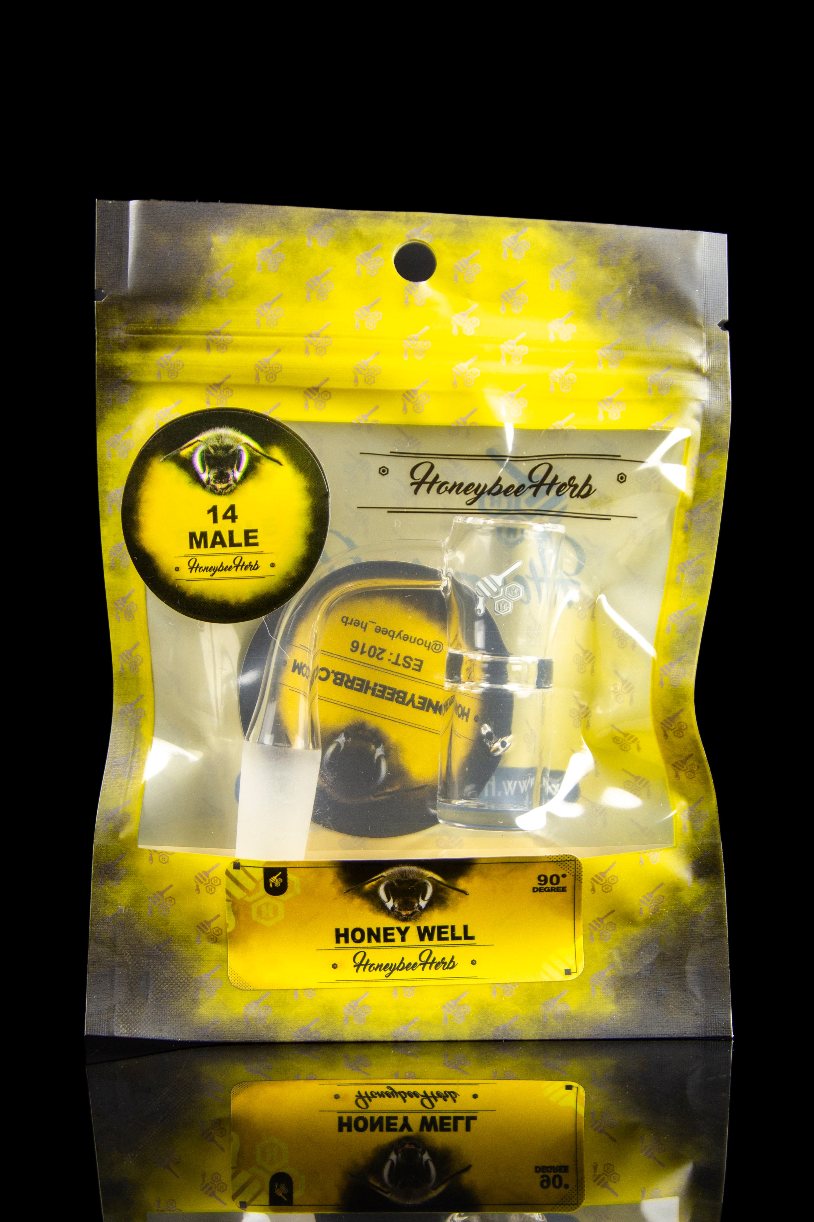 Honeybee Herb Honey Well Quartz Banger - The Ultimate Yellow Line Dabbing Tool