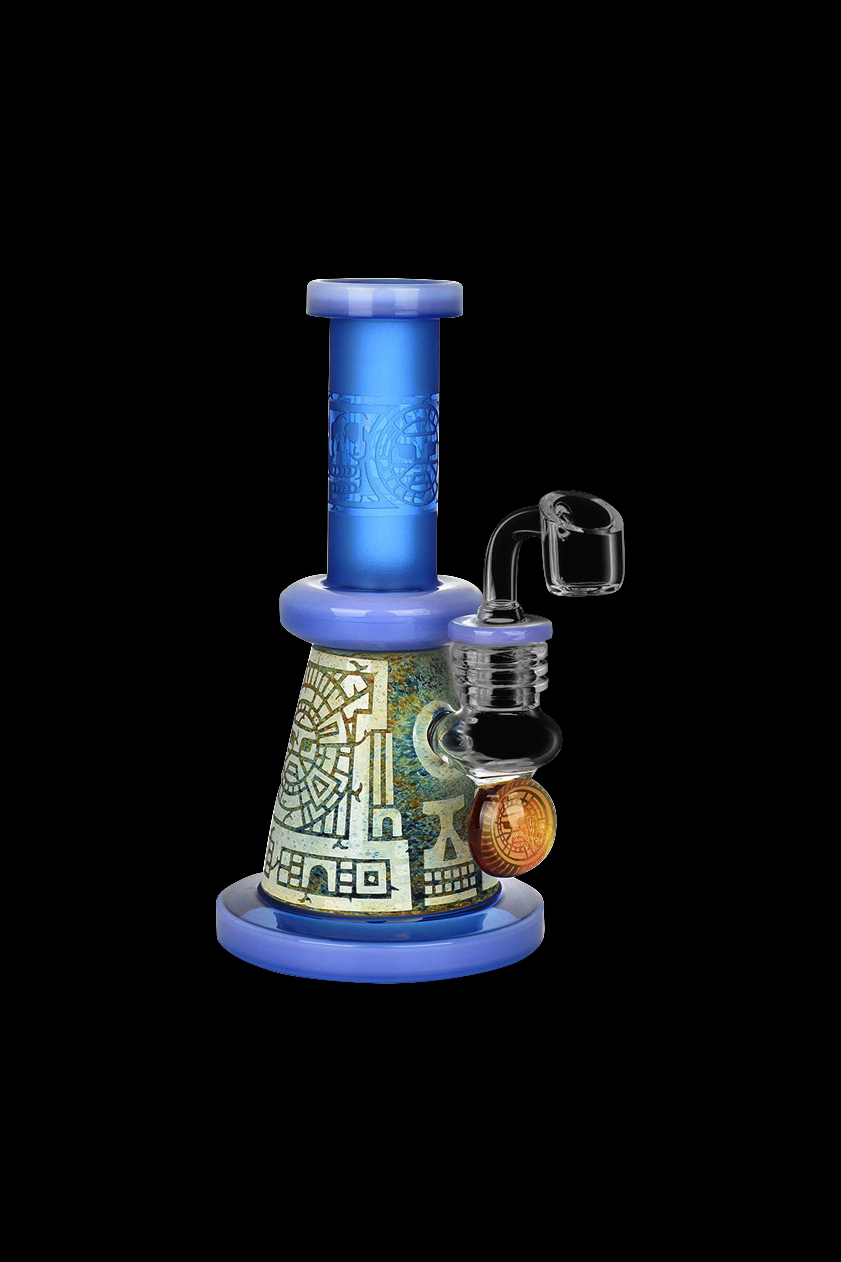Exquisite Aztec Mandala Dab Rig - Elevate Your Dabbing Experience