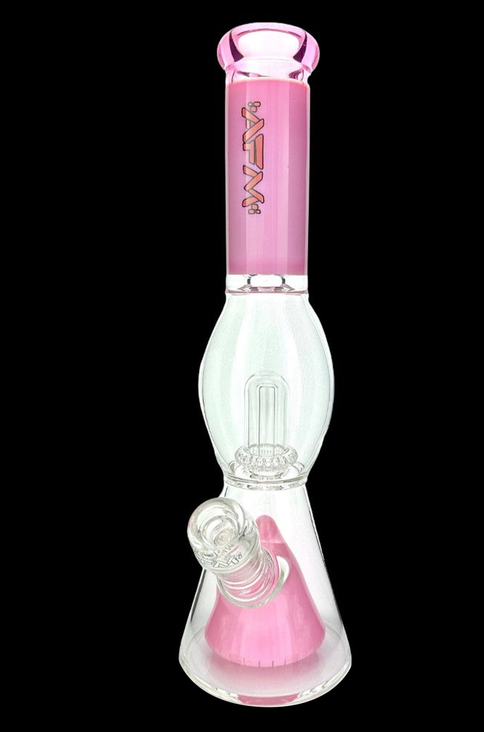 AFM Glass: Stunning UFO Pyramid Color Glass Beaker Bong