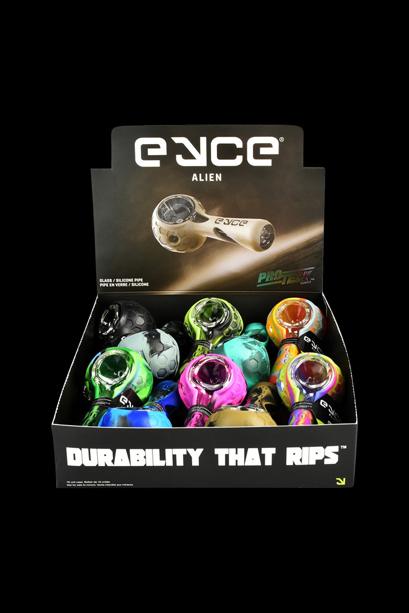 Eyce ProTeck Alien Spoon Pipe - 10-Pack Bundle