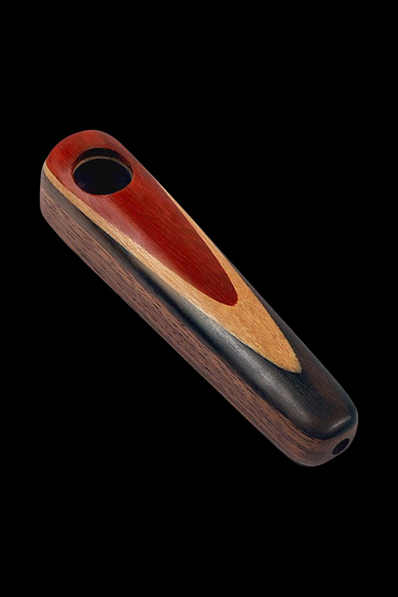 Enchanting Melting Teardrop Wooden Hand Pipe