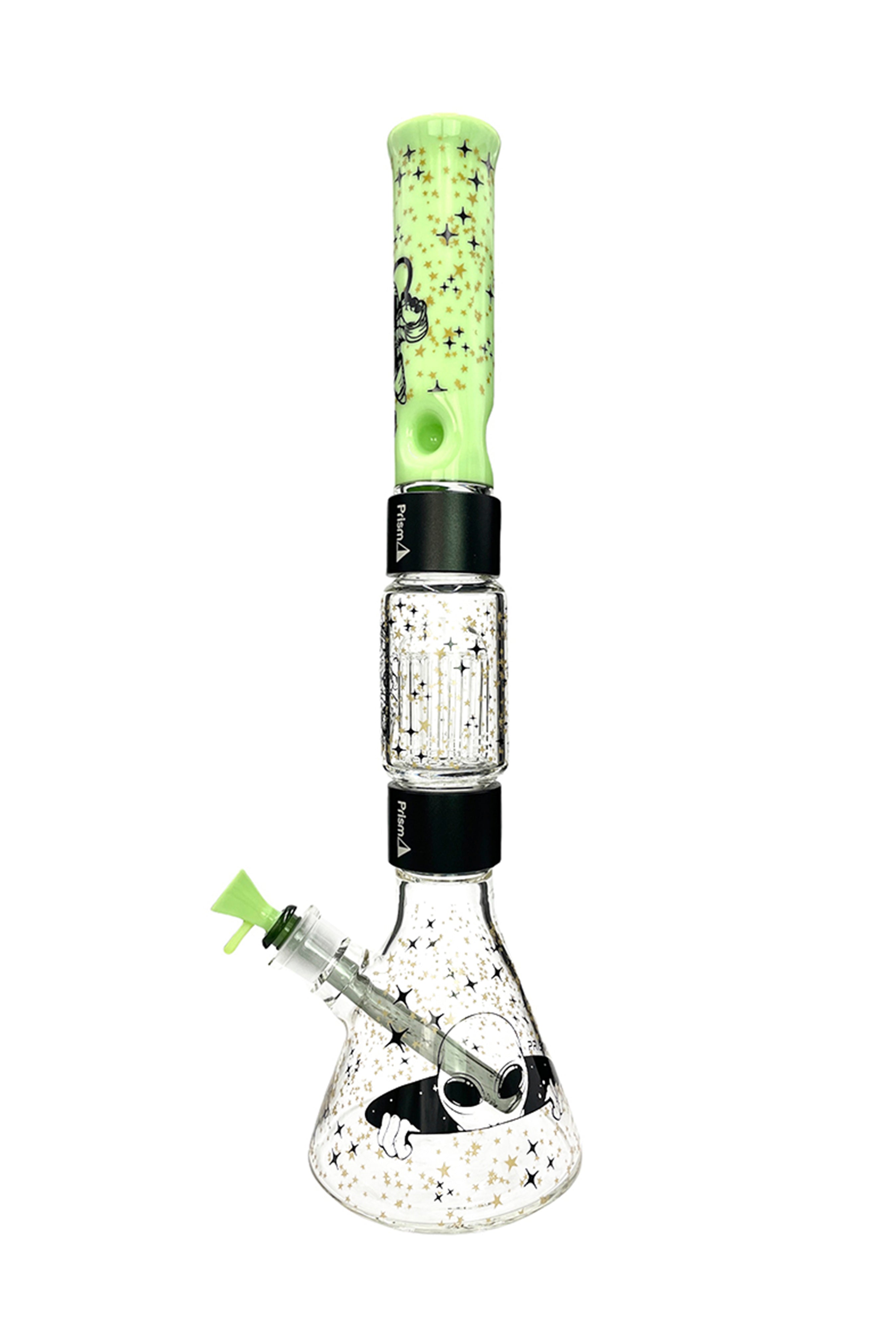 Prism's Enchanting Halo Spaced Out Double Stack Modular Bong