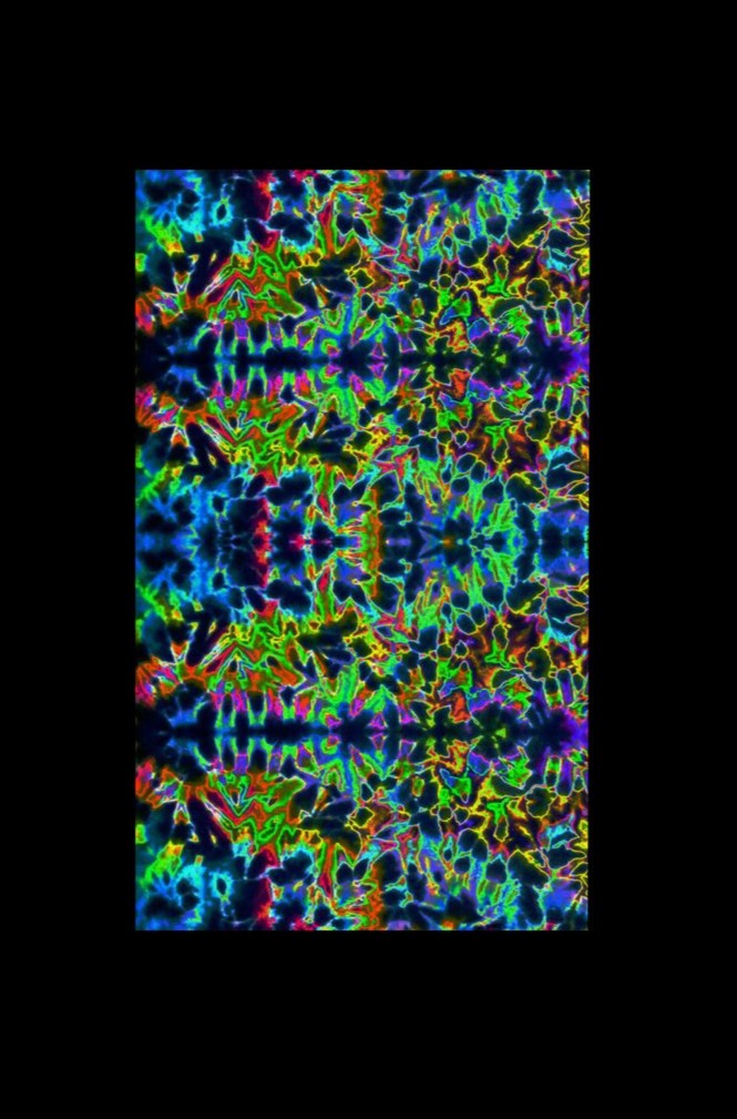 Feed A Hippie's Trippy One Tie - Dye Tapestry: A Colorful Splash of Style!