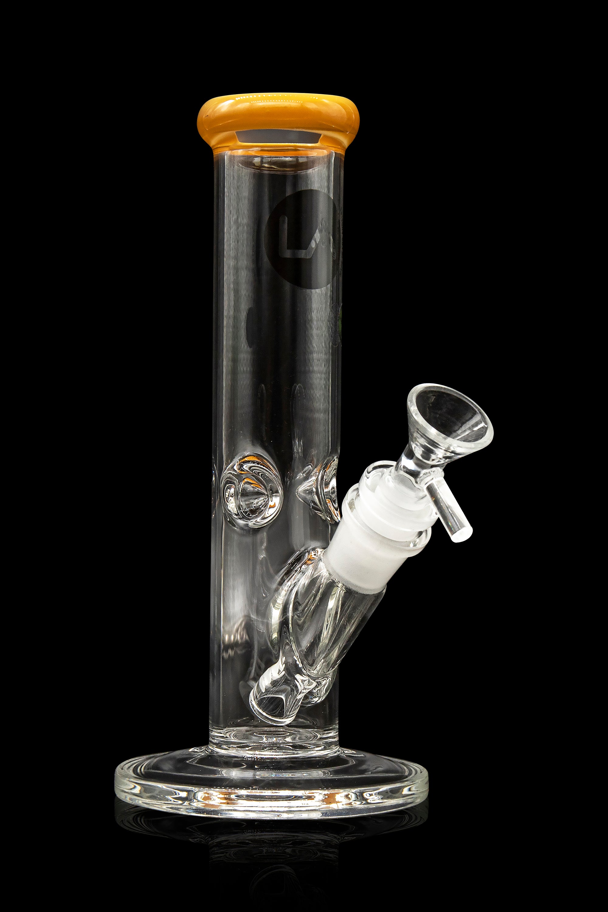 LA Pipes Borosilicate Glass Straight Tube Bong - A Timeless Classic
