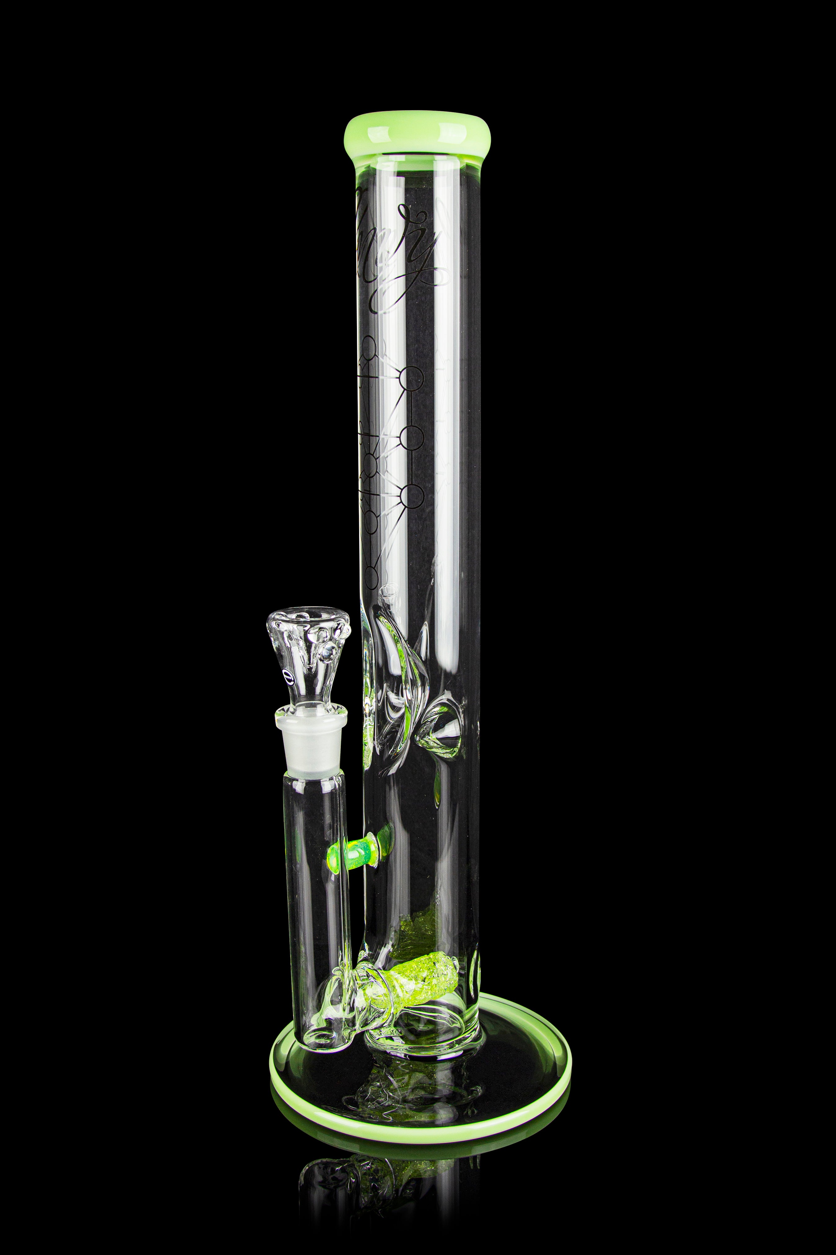 Envy Glass 17-Inch Pop Rocks Perc Straight Tube: A Sparkling Bong Experience