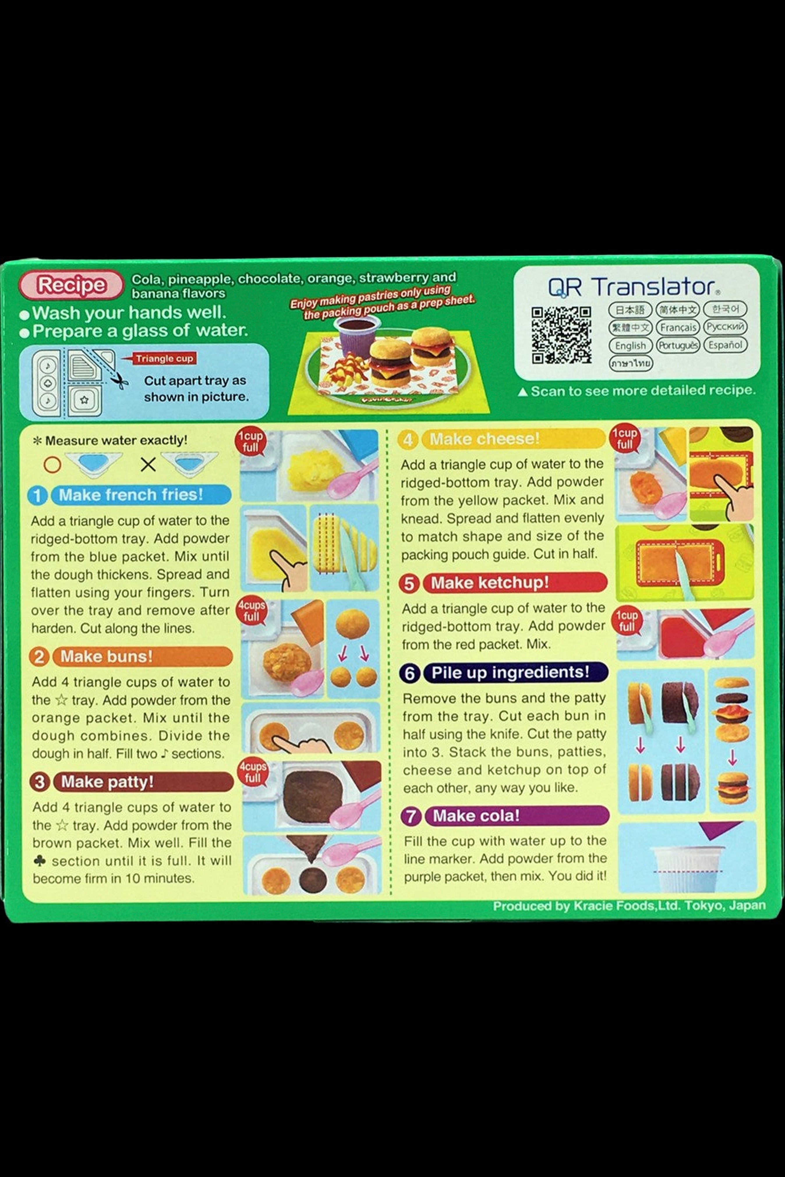 Kracie Popin' Cookin' DIY Hamburger Candy Making Kit - Unleash Your Creativity!