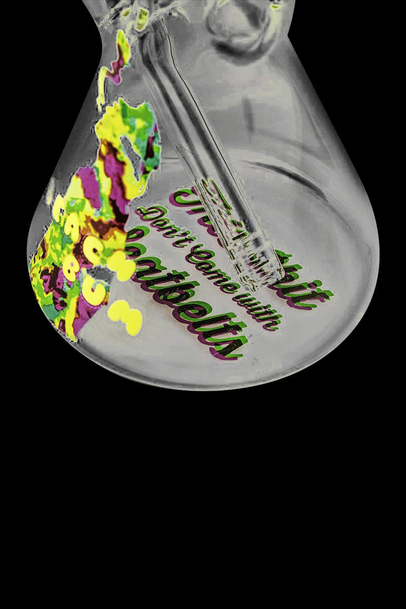 Beach Bum Moondog Beaker Water Pipe - A Stunning Smoking Companion