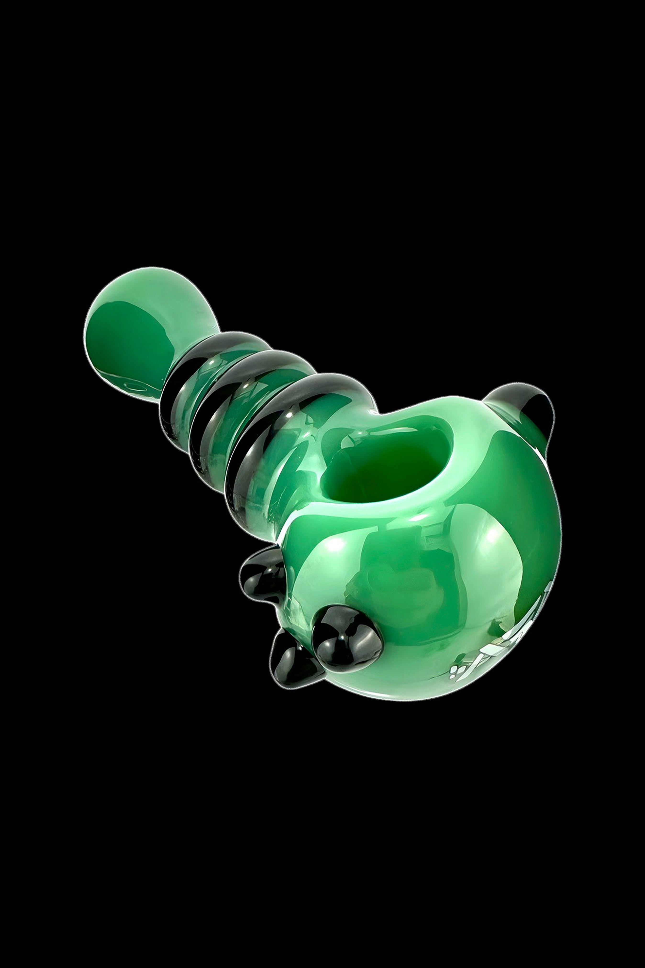 AFM Glass Tiger Stripe Hand Pipe - A Colorful Smoking Delight