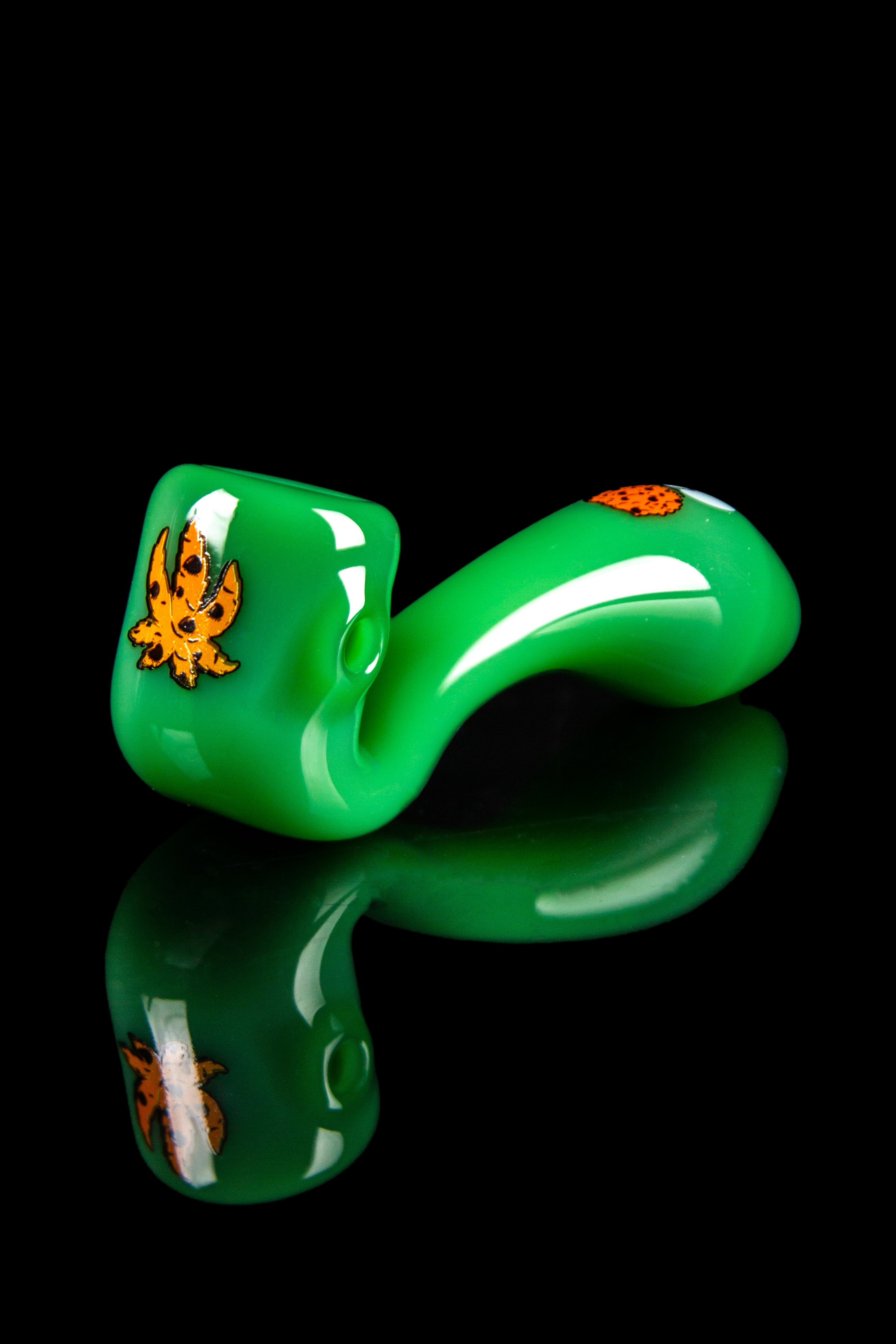 Puff Puff Pass Girl Scout Cookies Weed Smoking Pipe - A Green Gem for Cannabis Lovers
