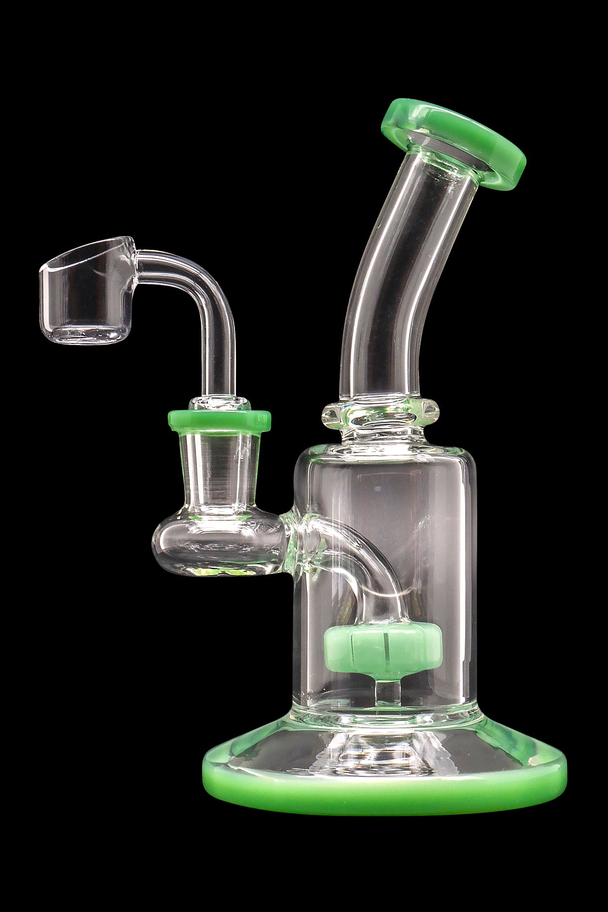 Stylish Colored Accent Dab Rig - Perfect for On-the-Go!